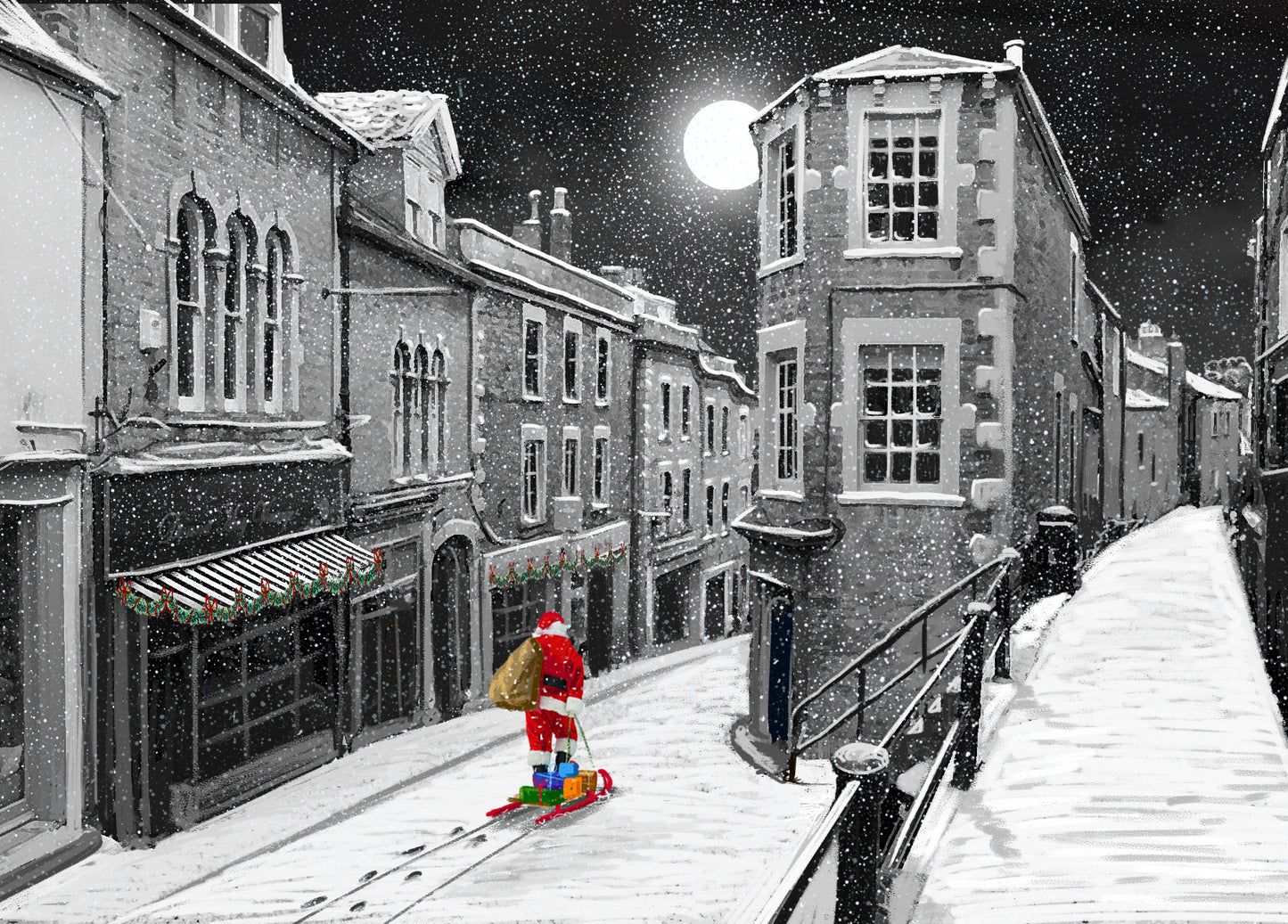 Frome with Santa
