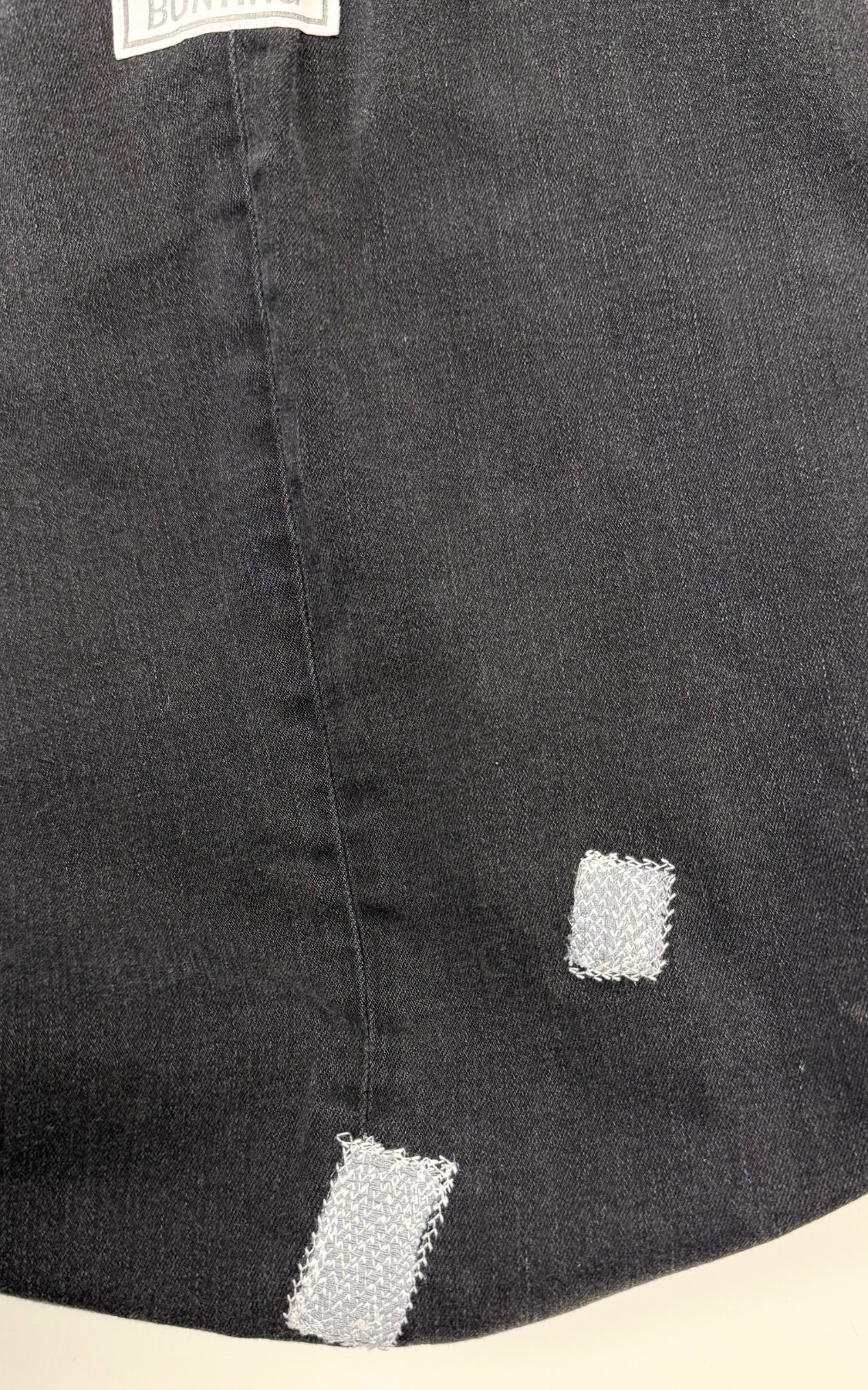 Threads for Care - Reworked Tote Bag in Black Denim