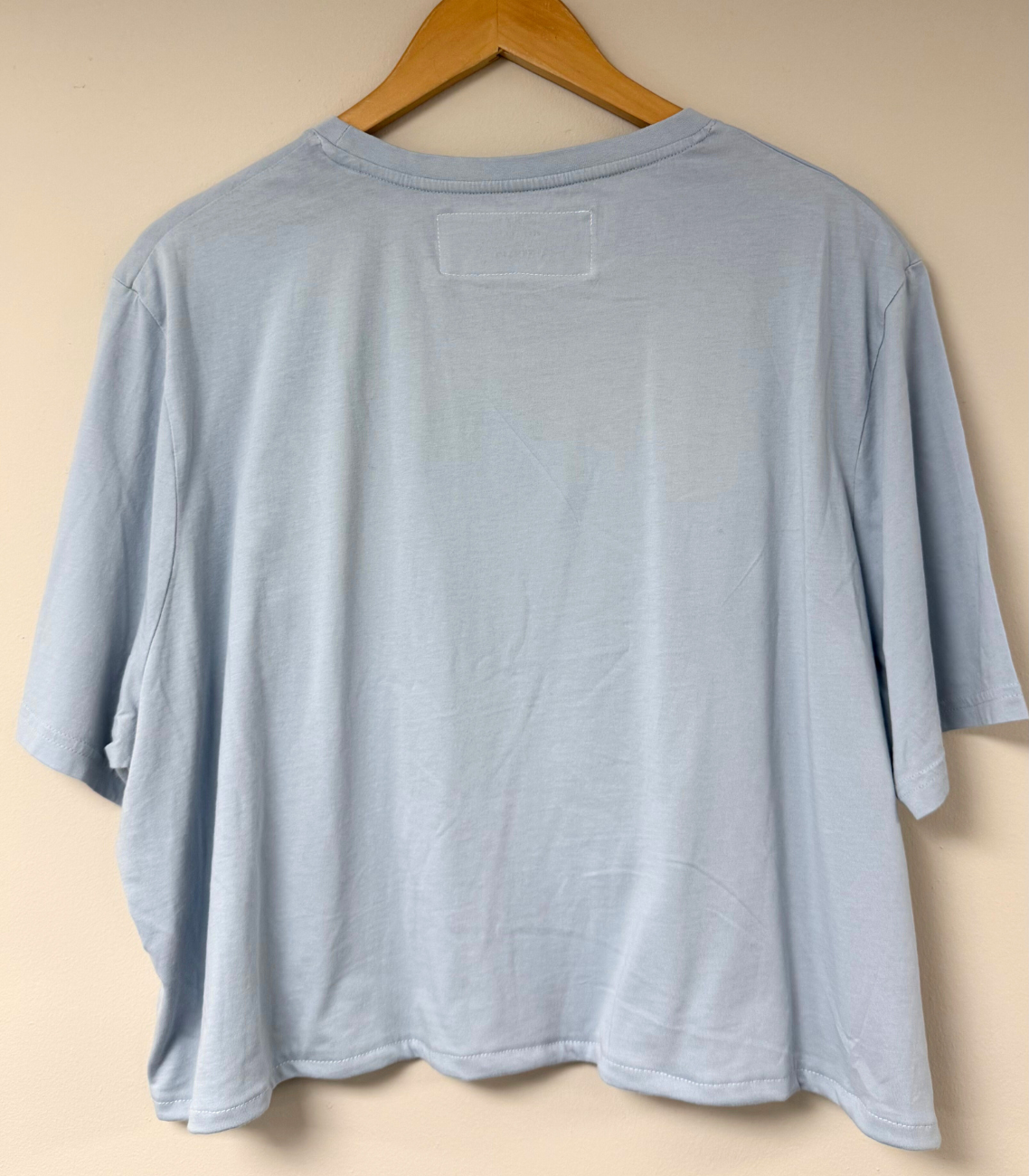 Threads for Care - Reworked T-Shirt in Baby Blue