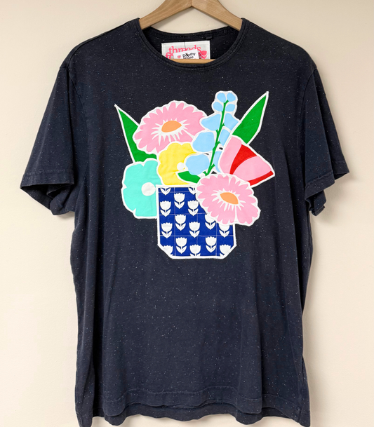Threads for Care - Reworked T-Shirt in Navy