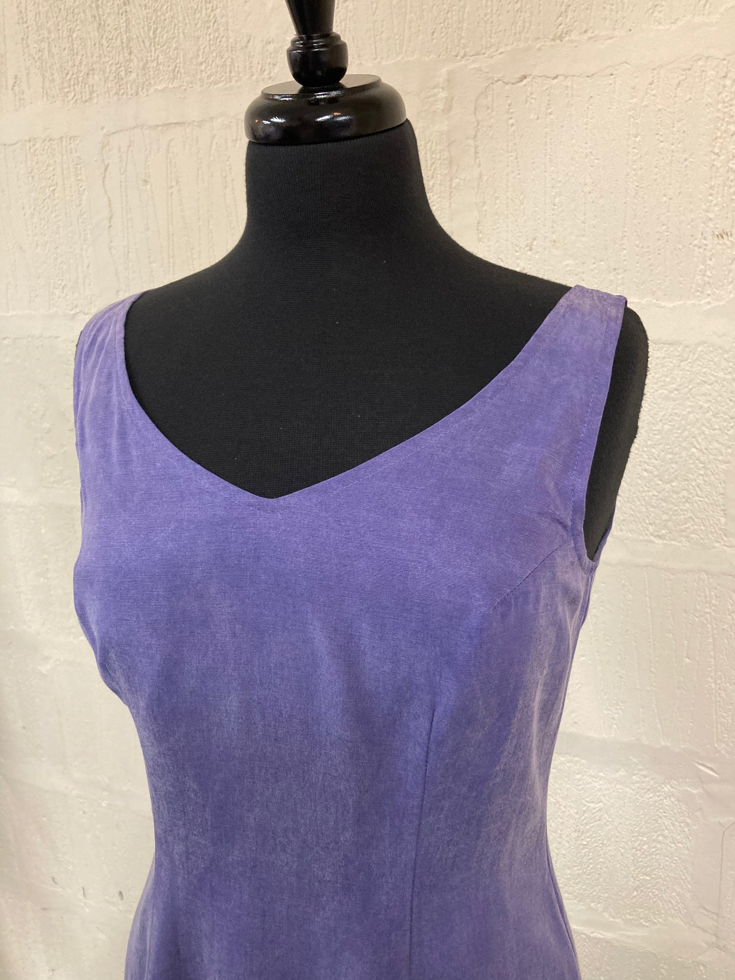 1990s Monsoon, Mauve Fitted Shift Dress Size 10