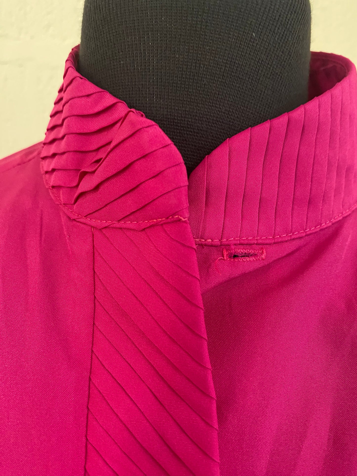 Vintage Fuschia Pink Blouse Size 12