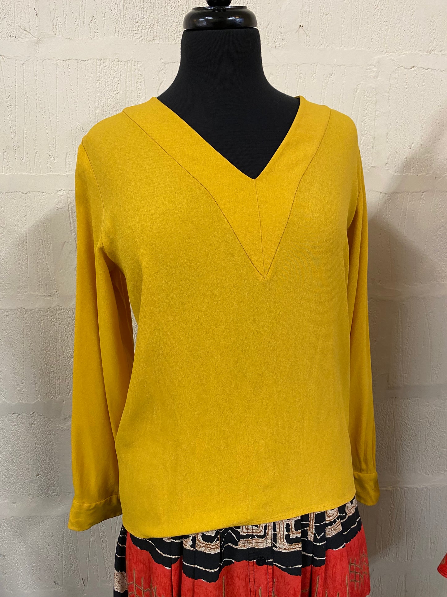 Vintage Designer Blouse Top Size 12/14