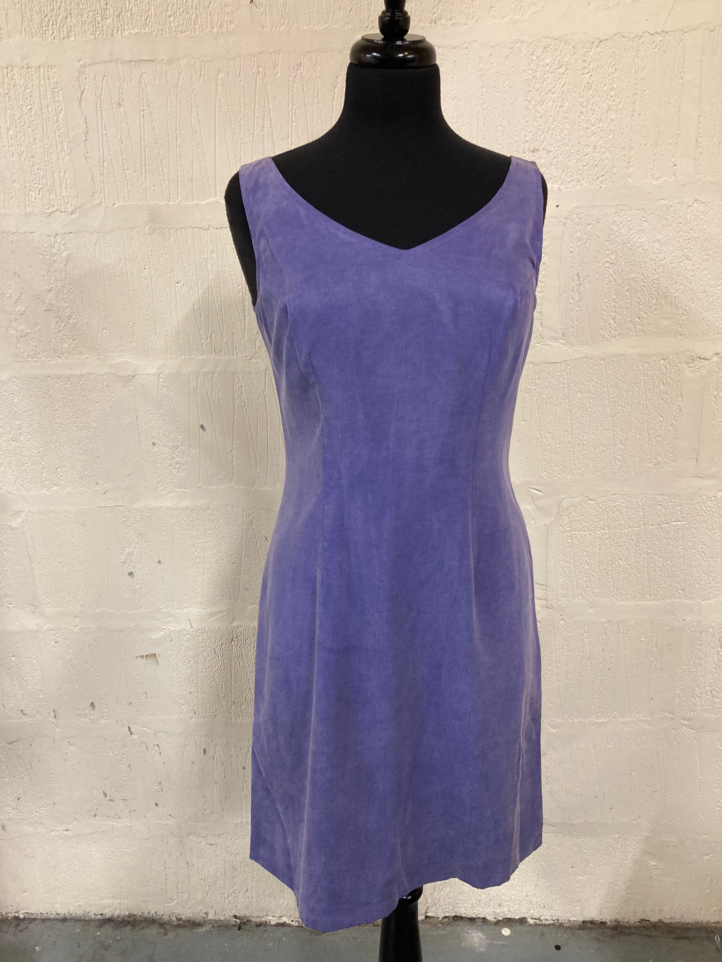 1990s Monsoon, Mauve Fitted Shift Dress Size 10