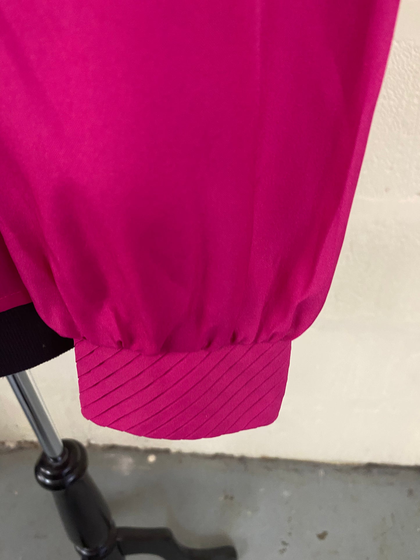 Vintage Fuschia Pink Blouse Size 12