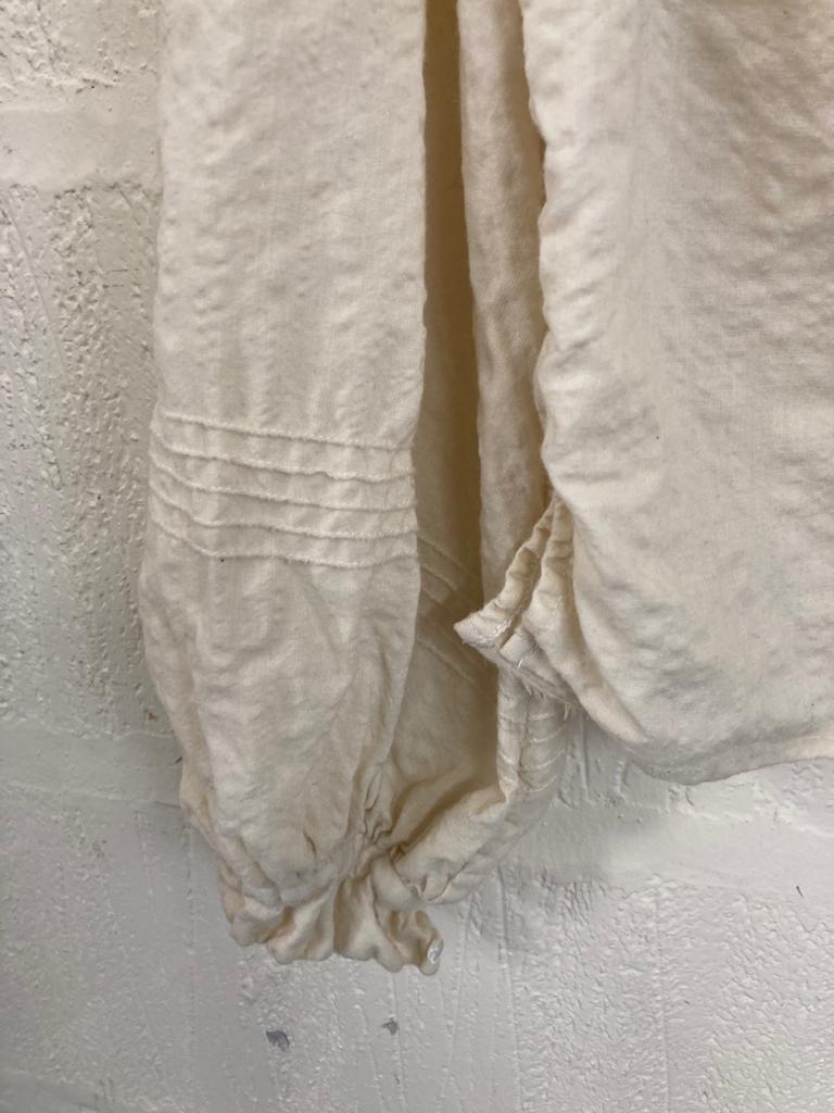 Vintage Cream Wool Blouse Size 10