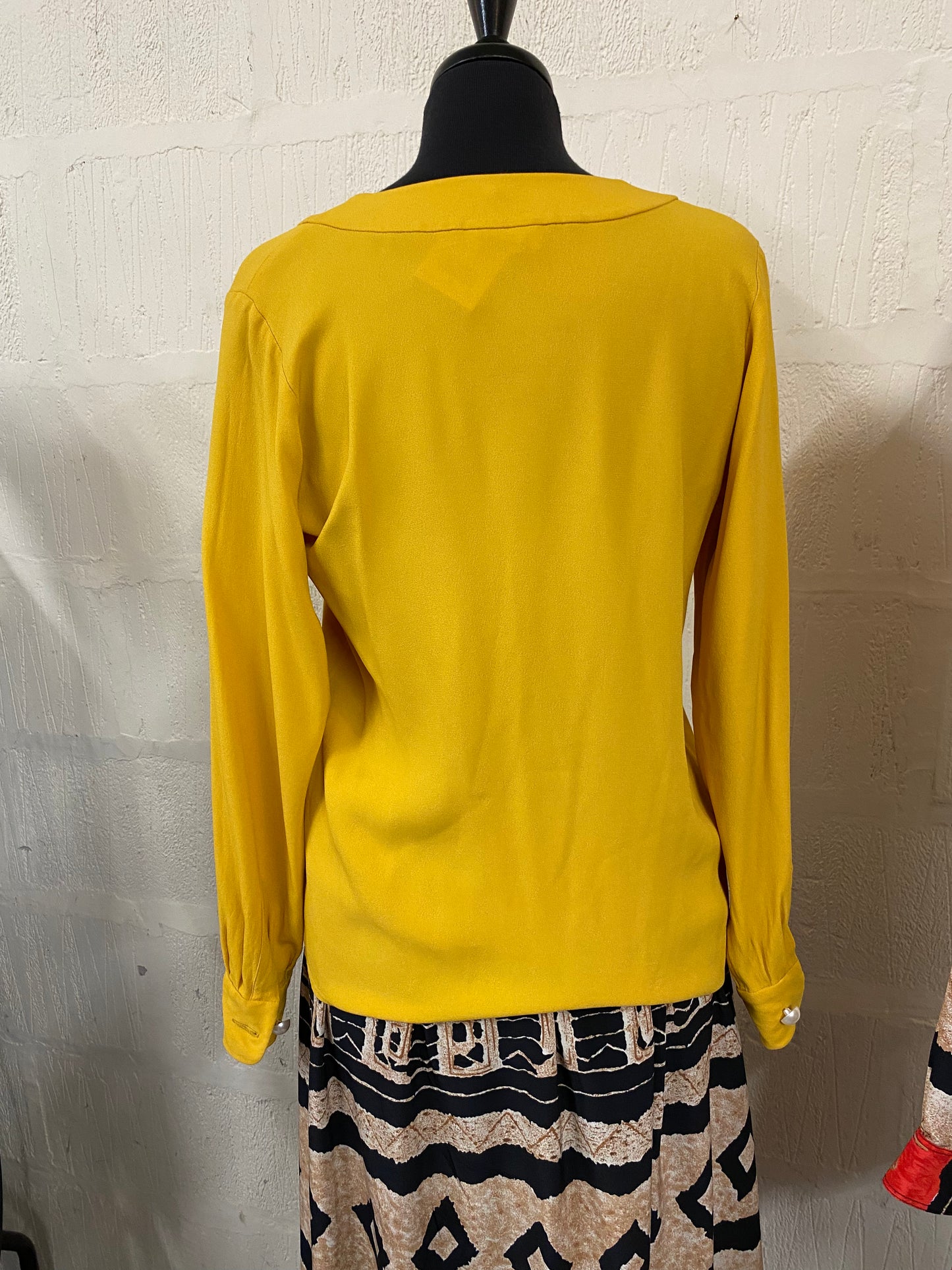 Vintage Designer Blouse Top Size 12/14