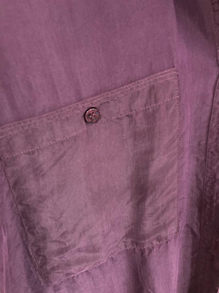Vintage Plum Silk Blouse Size 16