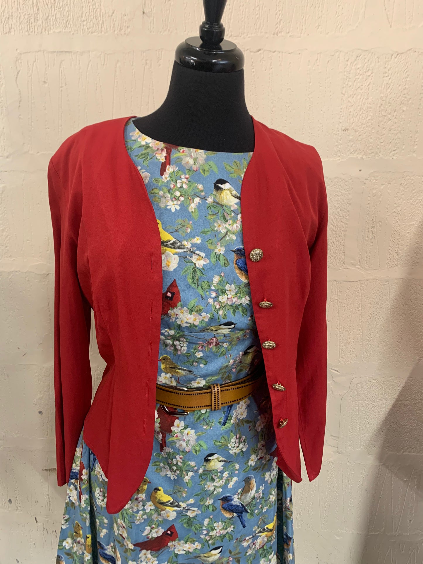 Vintage 1990s Red Light Weight Jacket Size 8