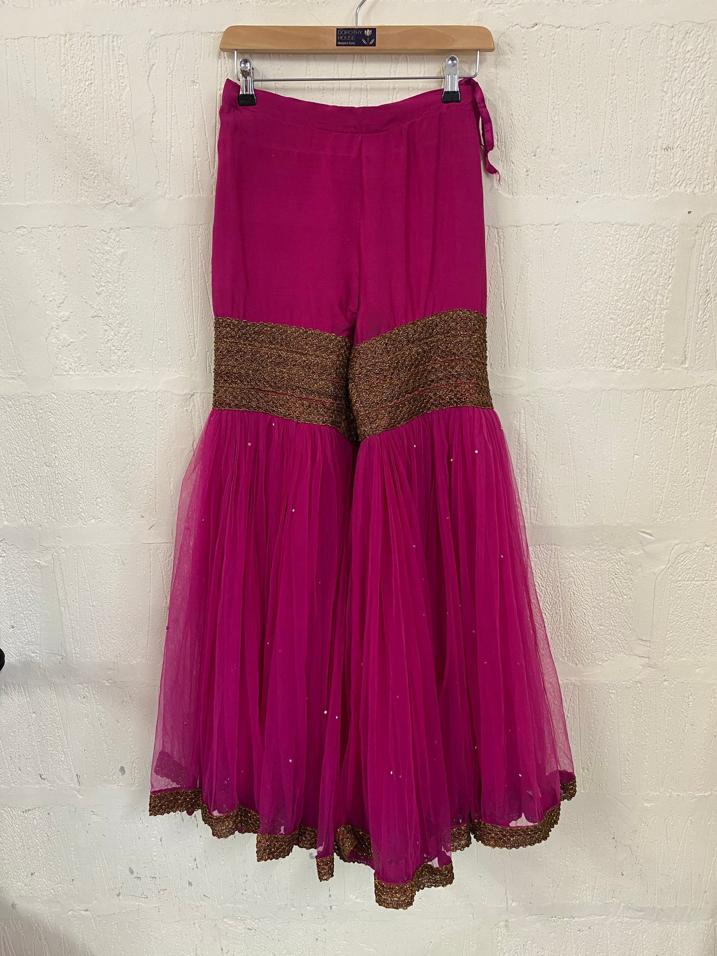 Vintage Magenta Indian Trouser Size 10