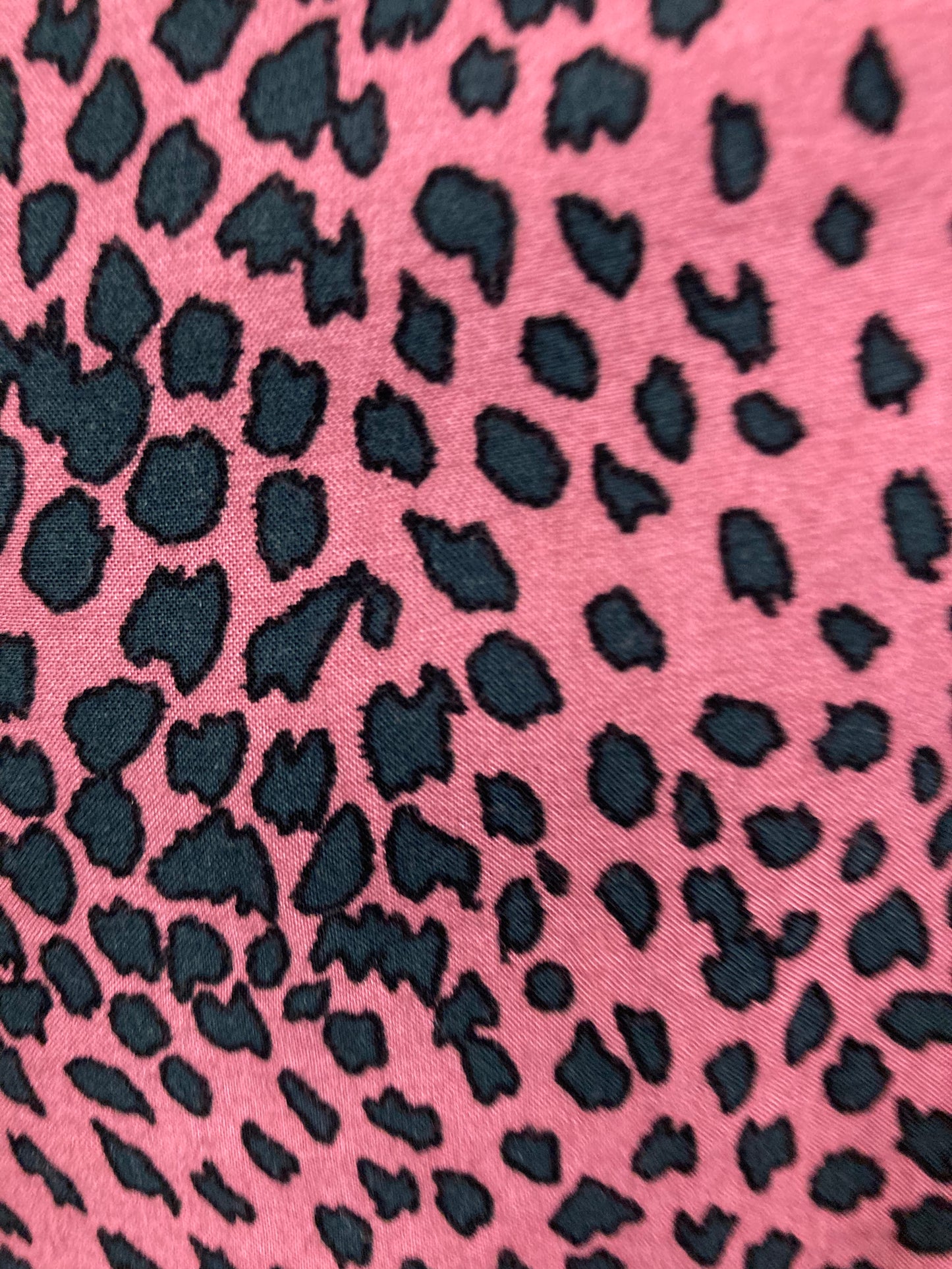 Pink and Grey Animal Print Midi Dress Size 10