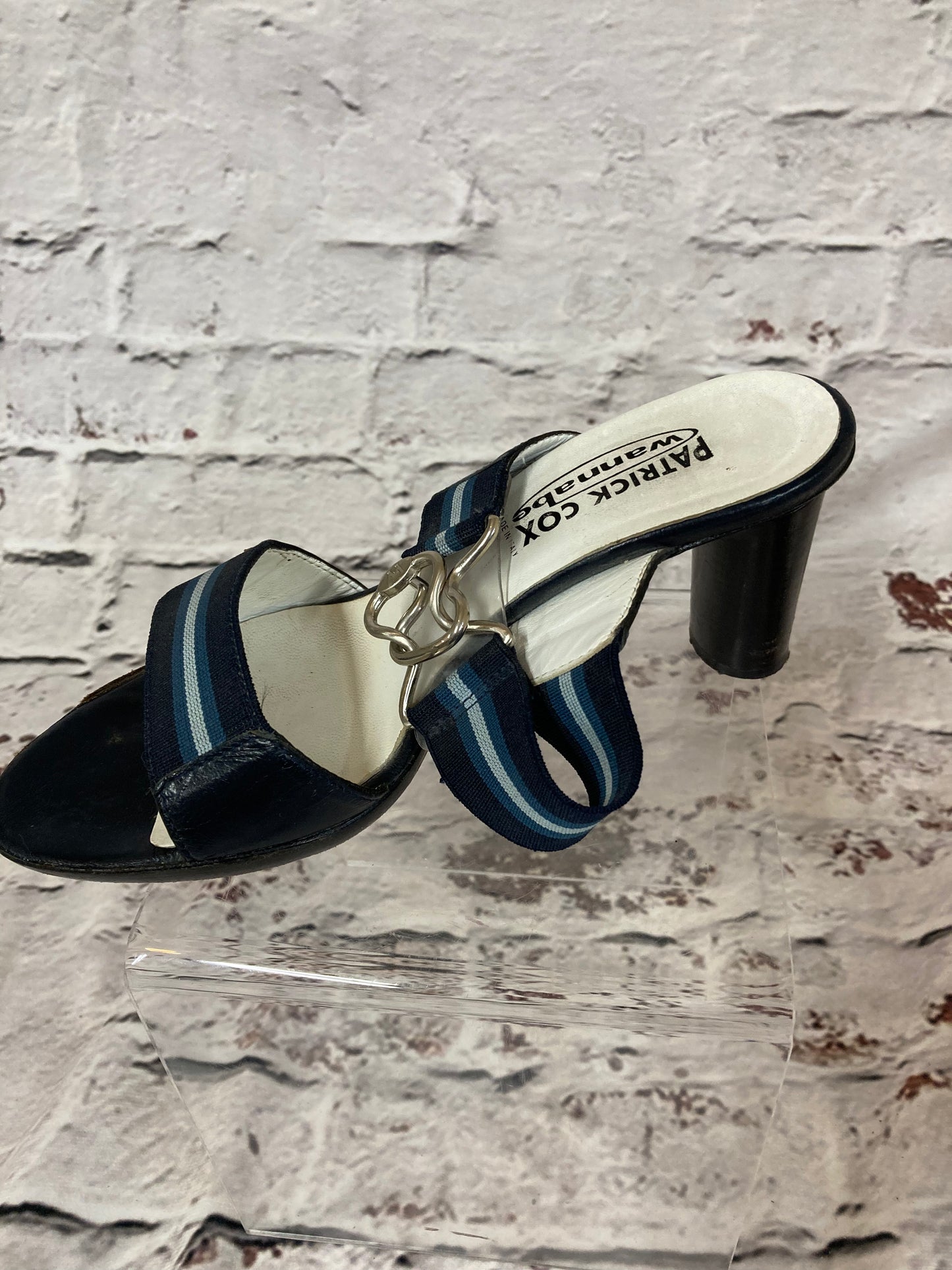 1990s Patrick Cox High Heeled Mules Size 4 ( 36.5)