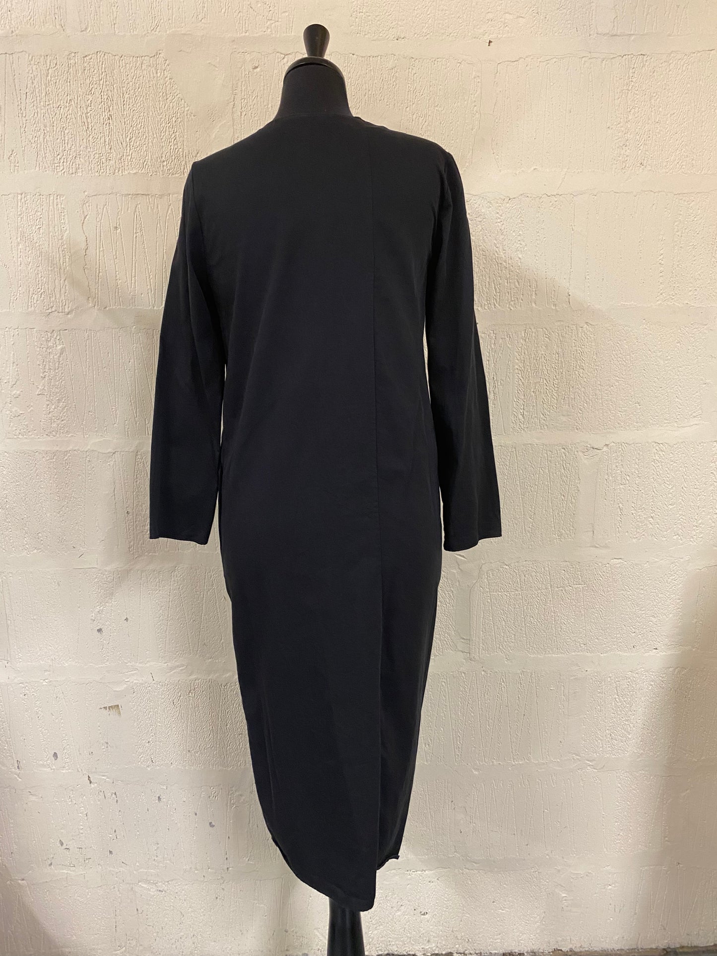 Black Wrap Cos Dress with Tie Front Size 10