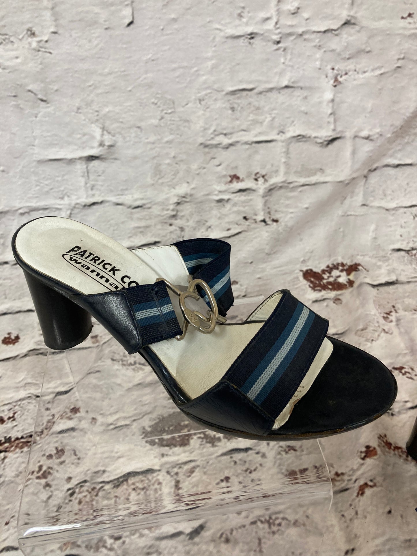 1990s Patrick Cox High Heeled Mules Size 4 ( 36.5)
