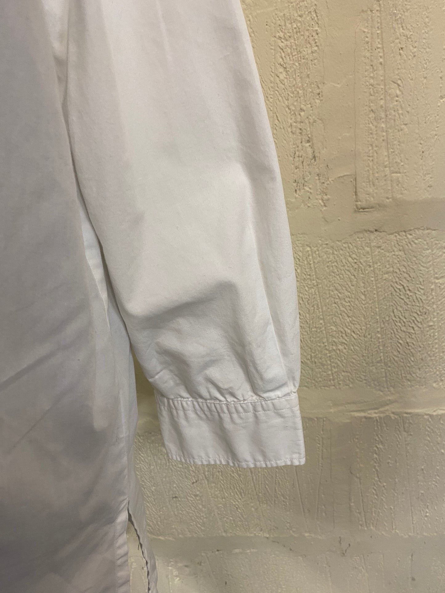 Vintage White Shirt | Blouse With Embroidery Size XL