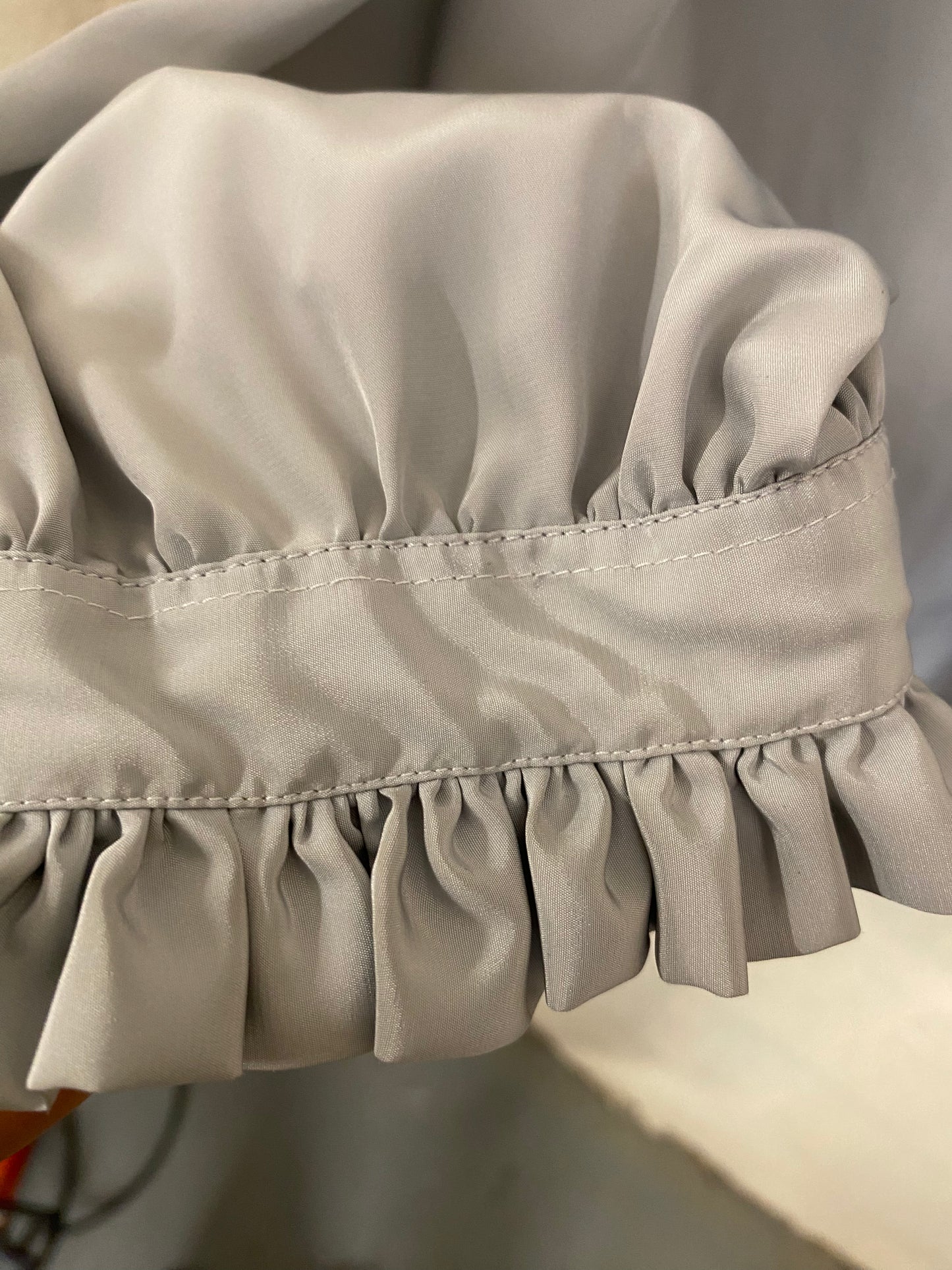 Vintage Light Sage Cream Sam's of Hong Kong Silk 70s Blouse Size 12