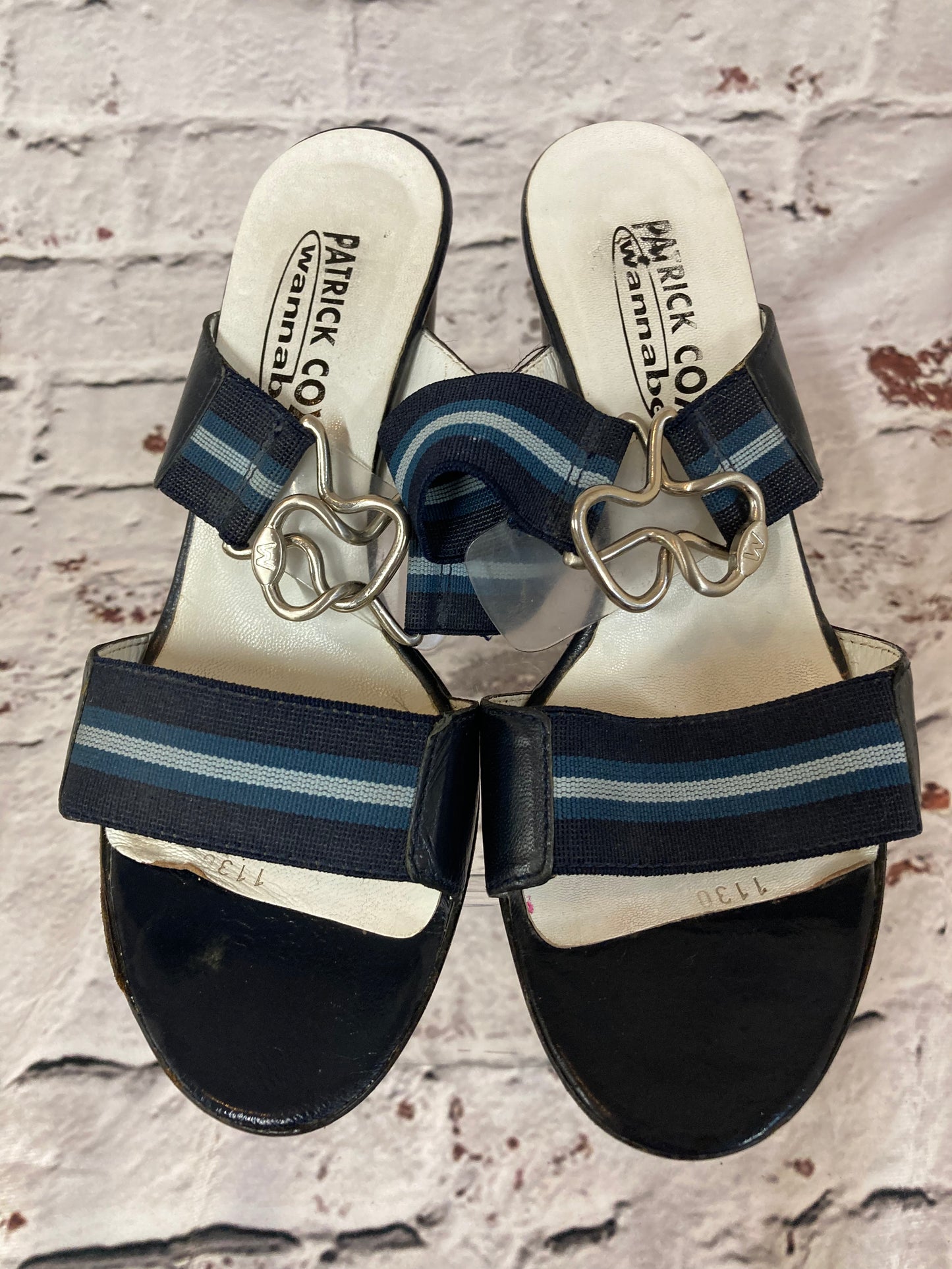1990s Patrick Cox High Heeled Mules Size 4 ( 36.5)