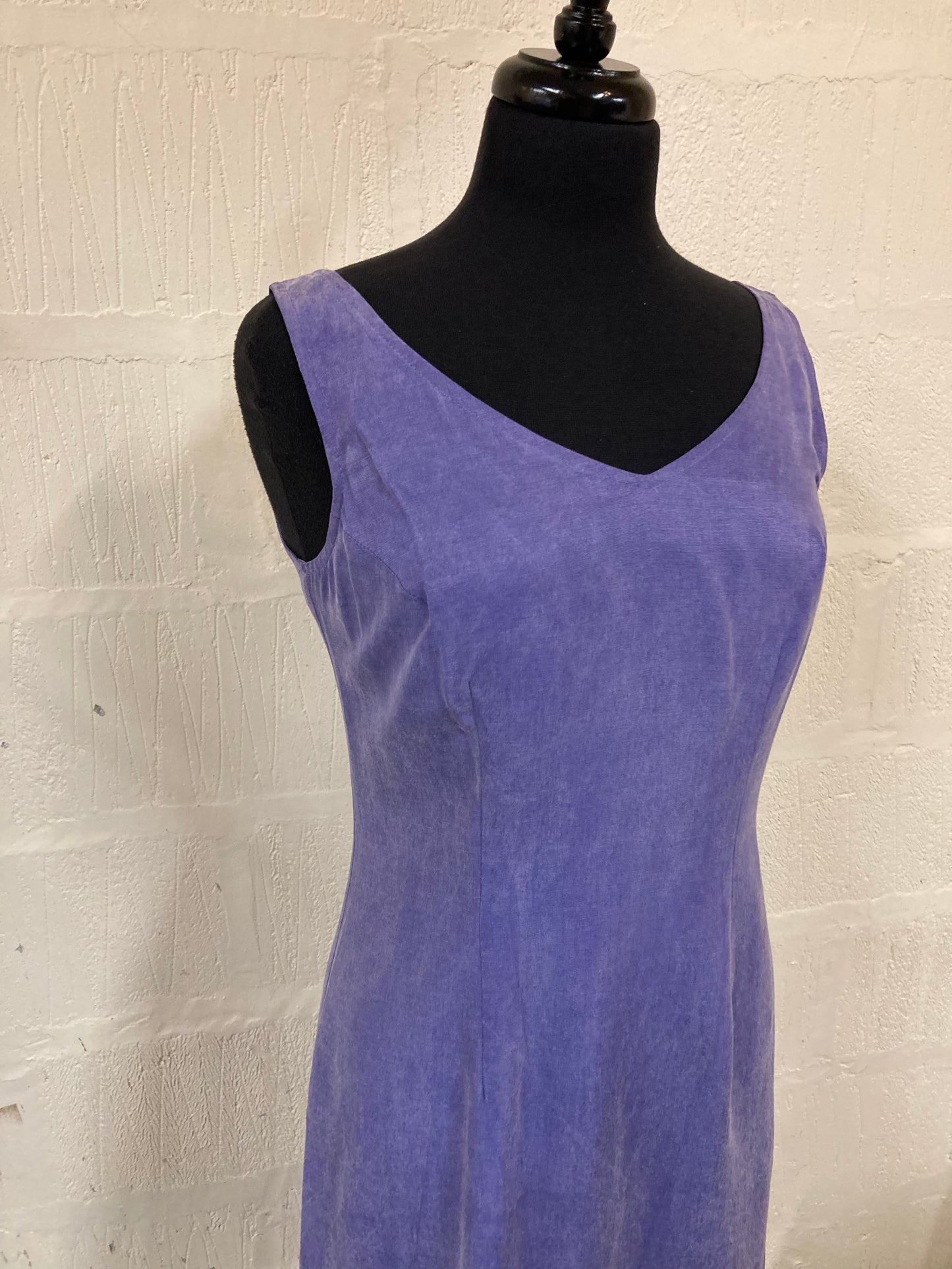 1990s Monsoon, Mauve Fitted Shift Dress Size 10