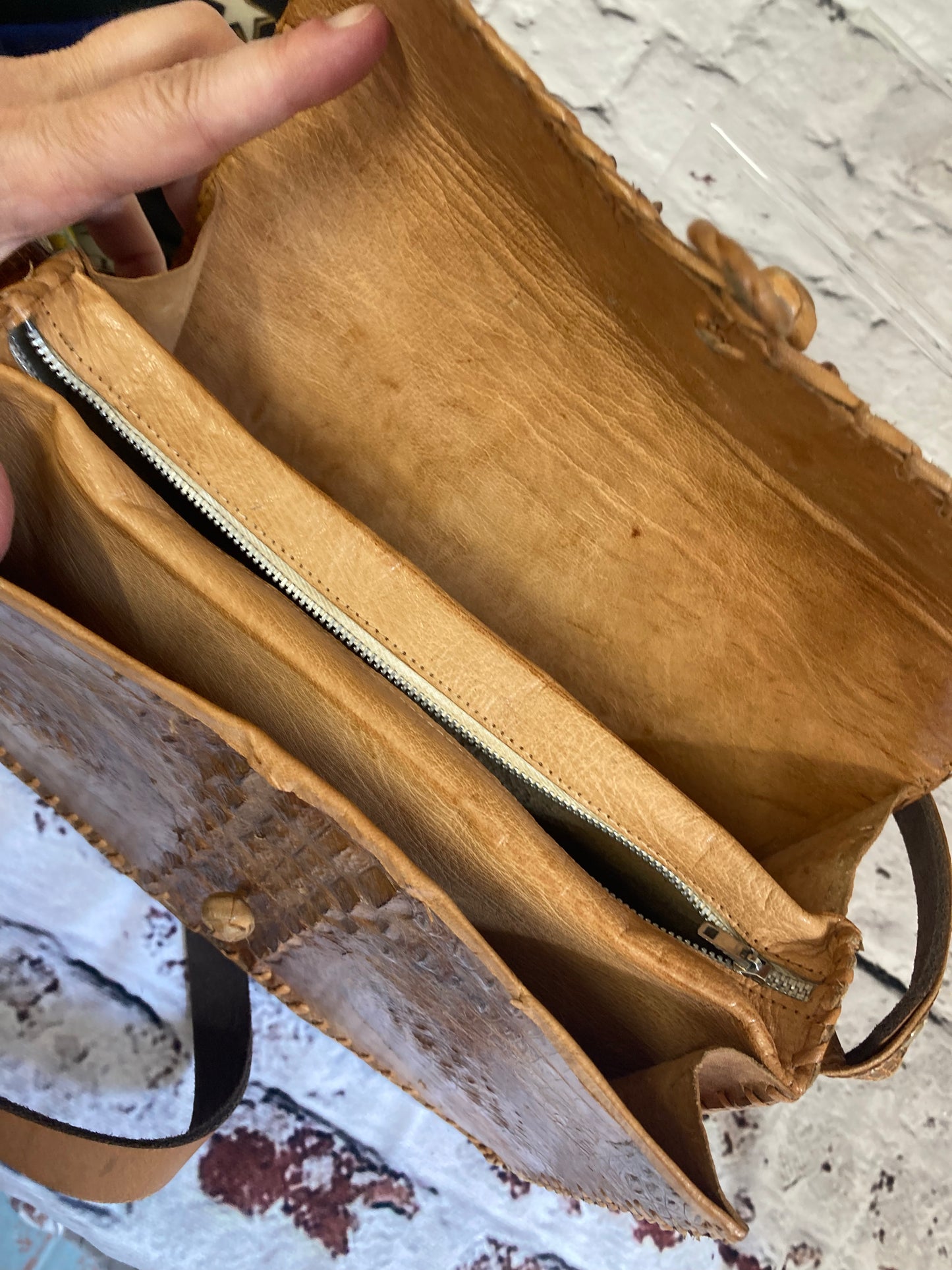 Vintage Lizard/Croc Handbag.