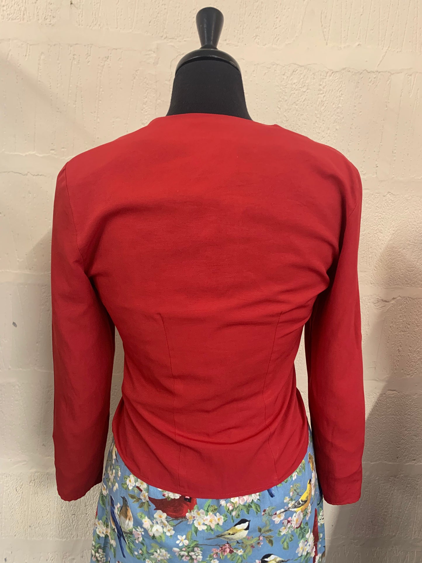 Vintage 1990s Red Light Weight Jacket Size 8