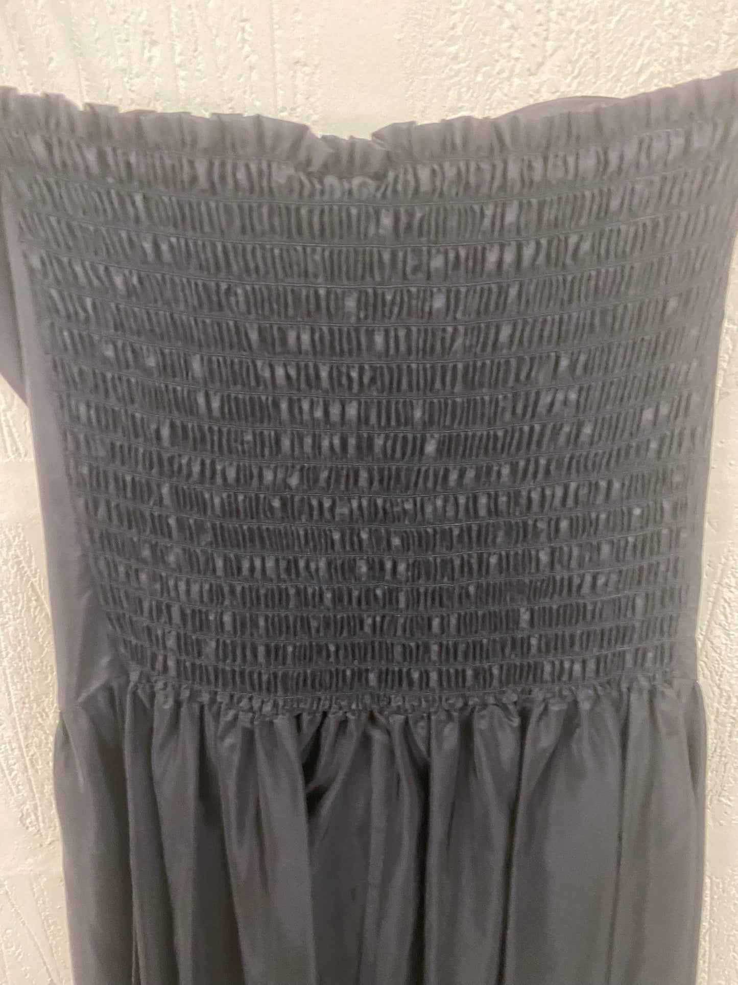 Vintage 1980s Black Strapless Dress Size 12