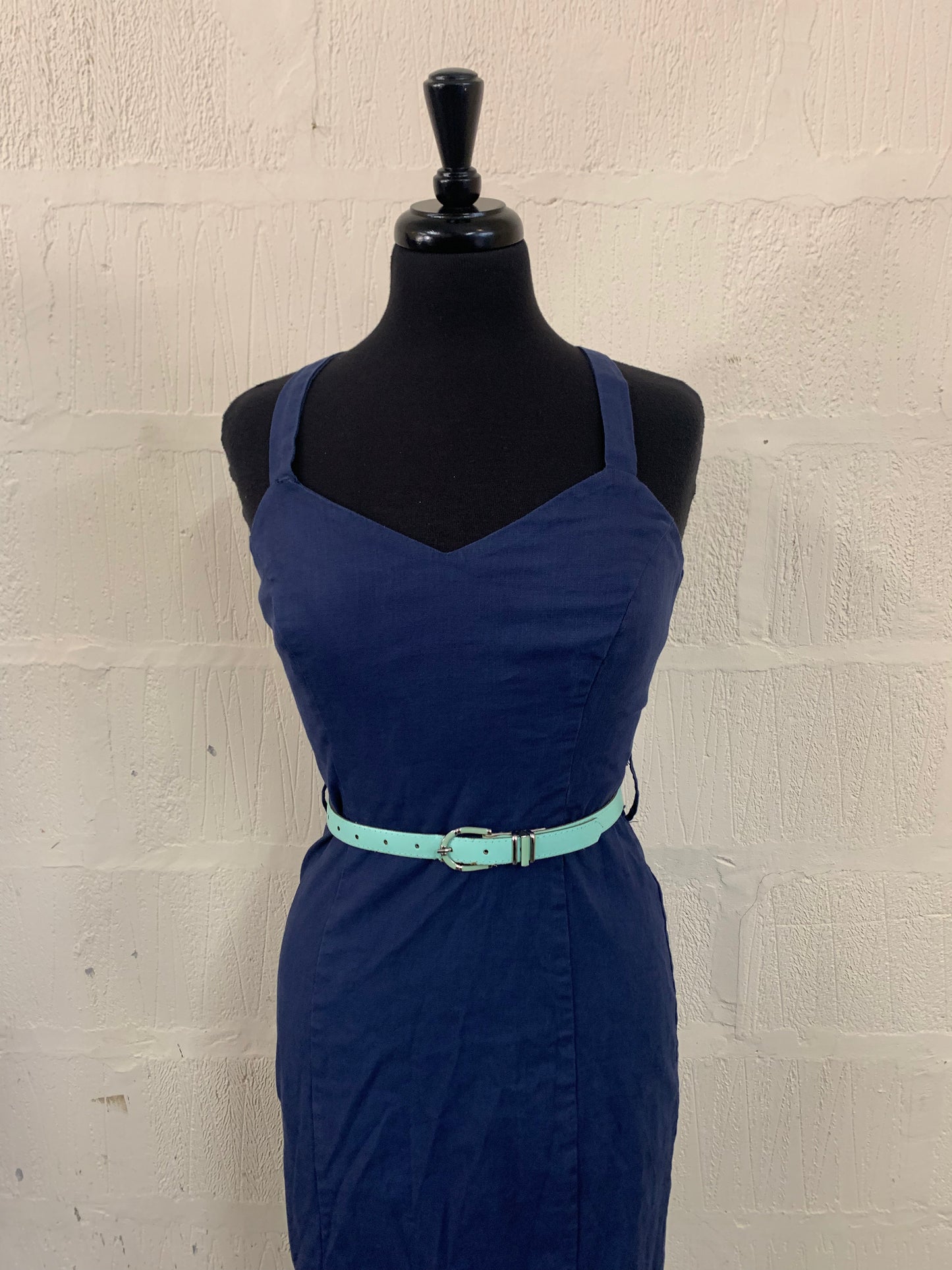 1950s Style Collectif Navy Dress Size 10