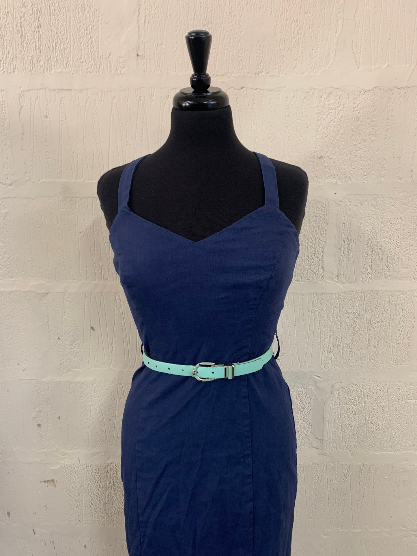1950s Style Collectif Navy  Dress Size 10