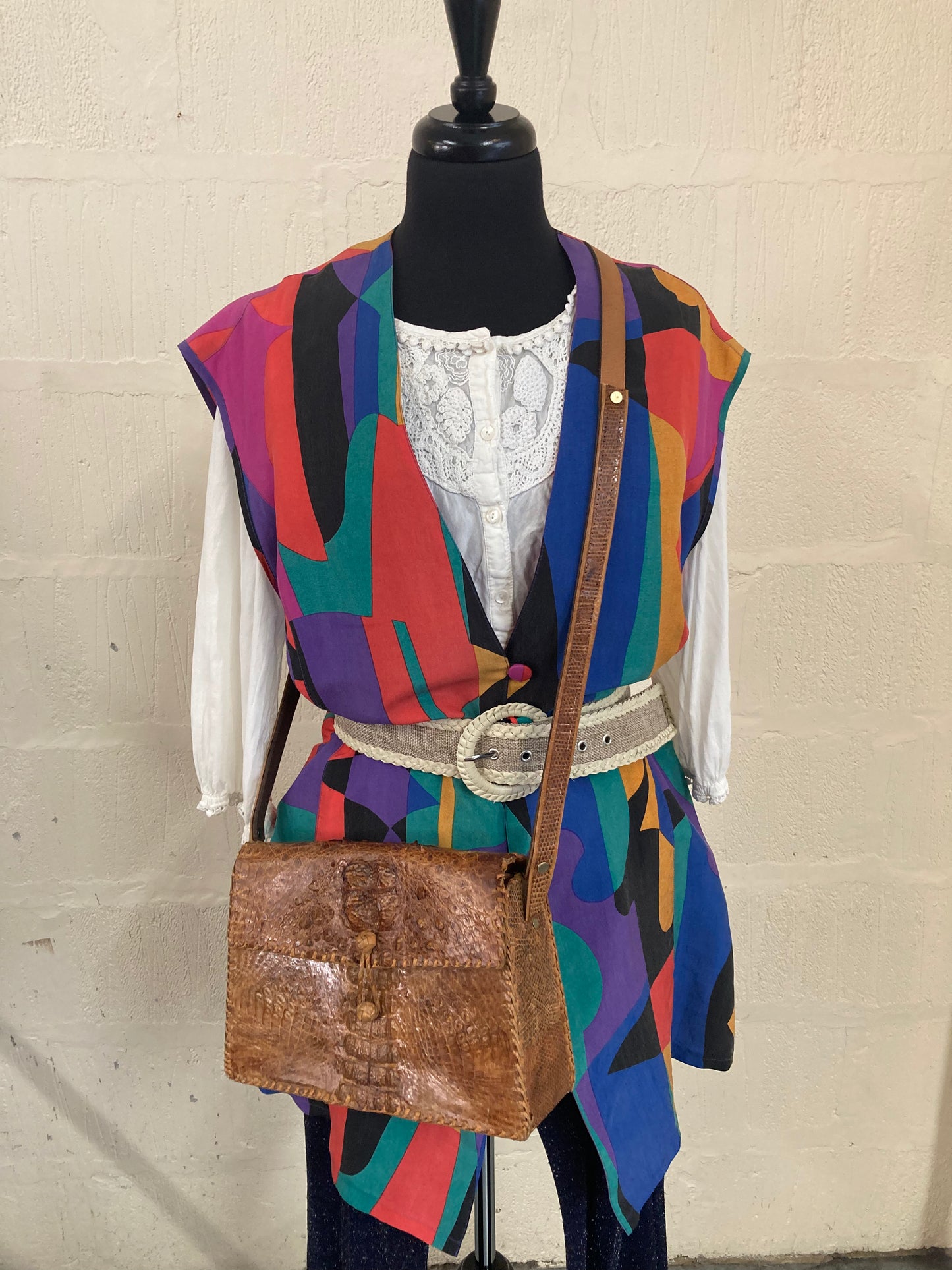 Vintage Lizard/Croc Handbag.