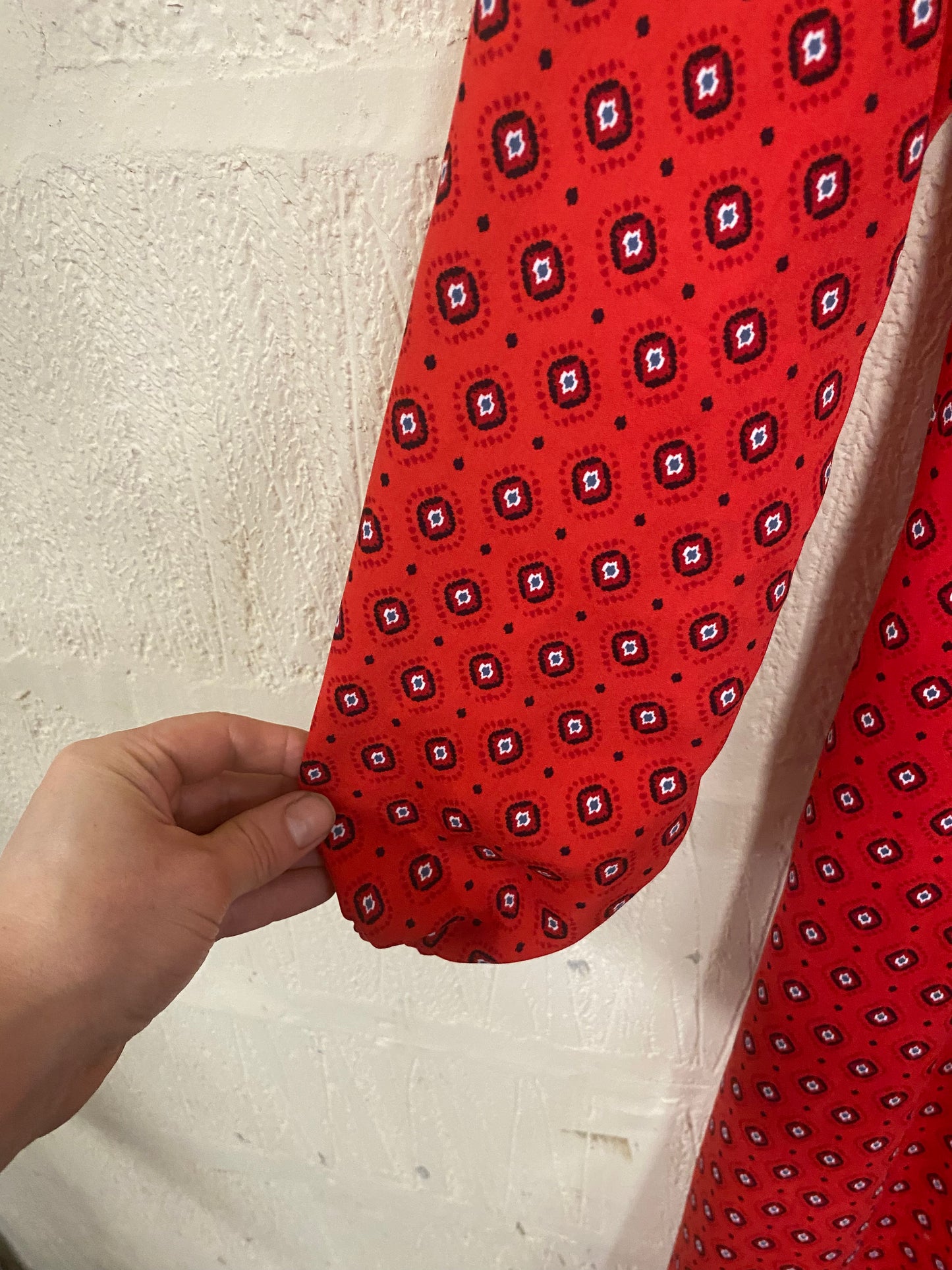 BNWT Red Patterned Maxi Dress Size 10