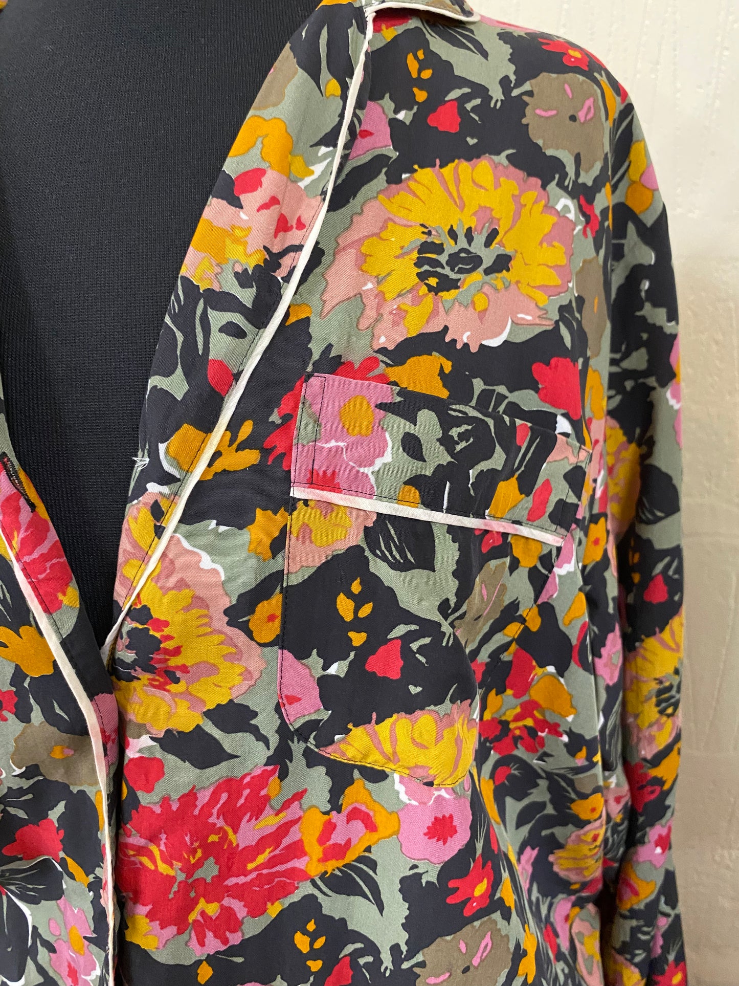 Floral Pyjama Style Shirt Size 12
