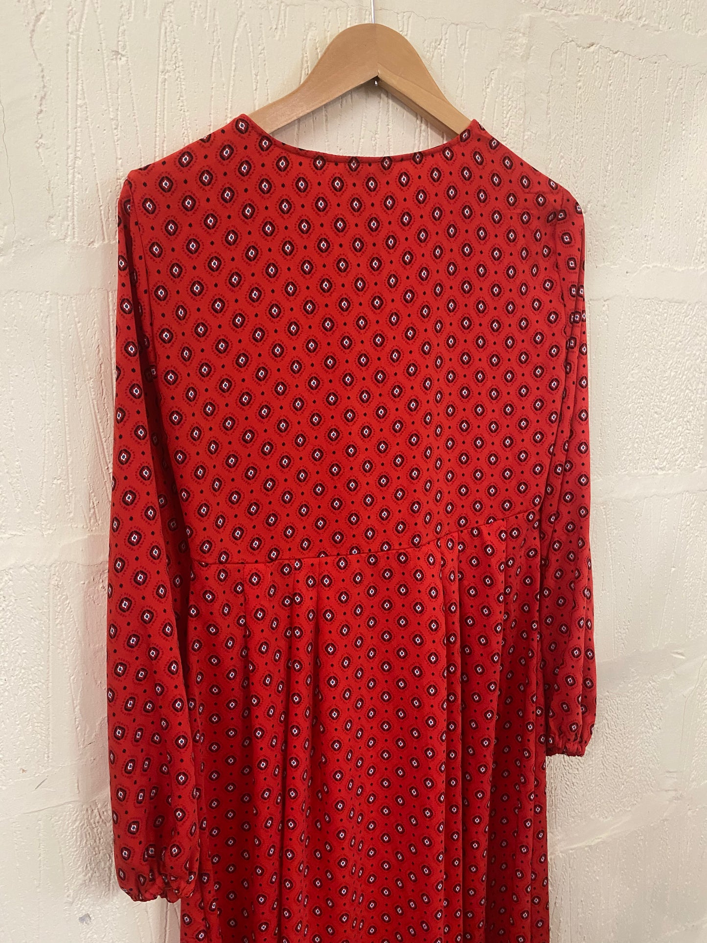 BNWT Red Patterned Maxi Dress Size 10