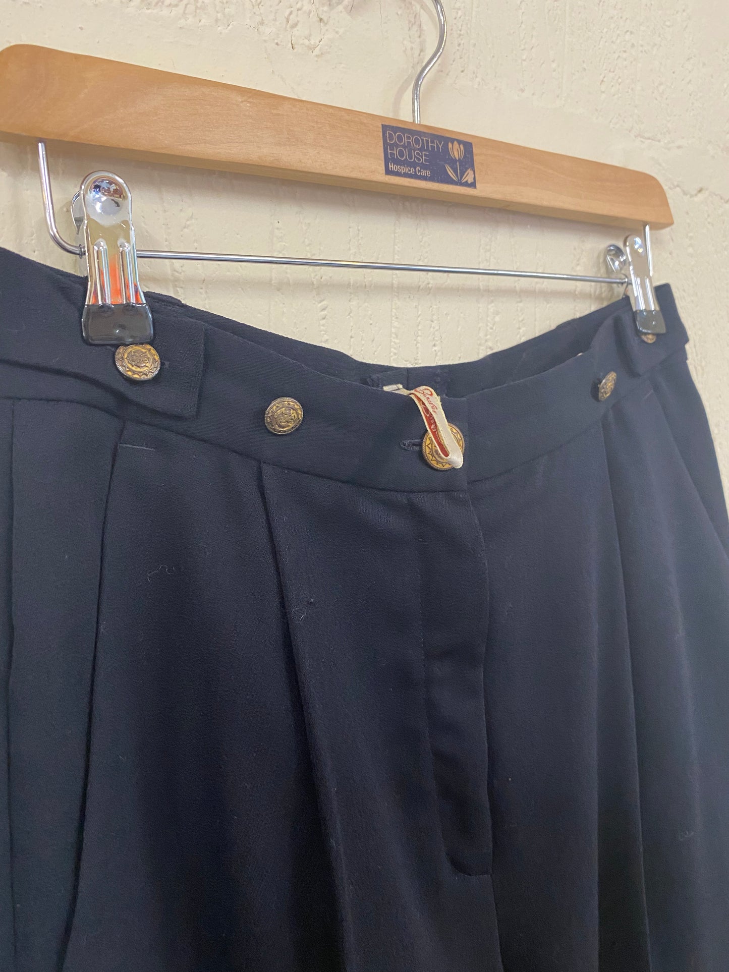 Vintage Nautical Tapered Leg Trouser Size 10