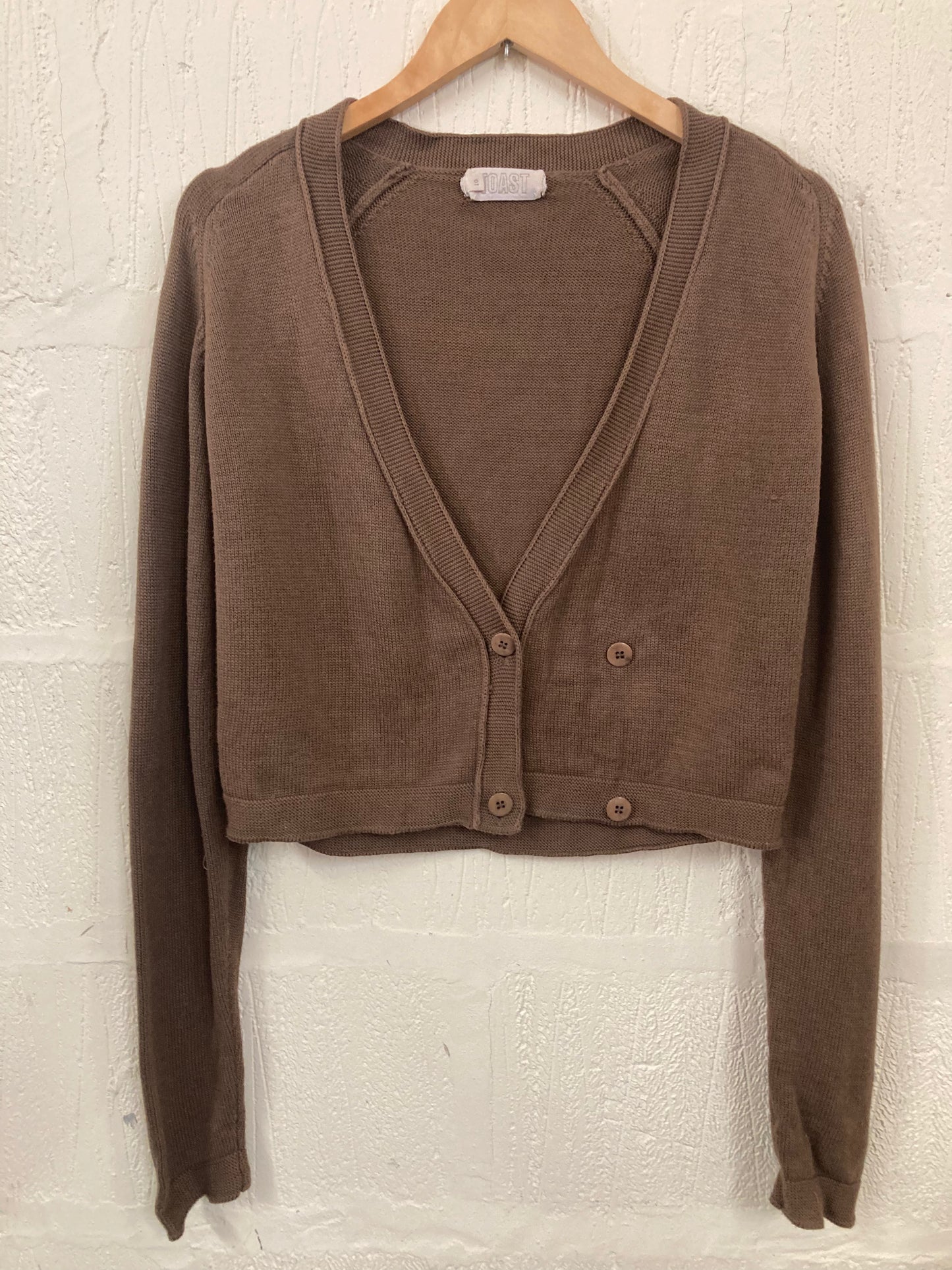 Preloved Toast Cotton Cardigan size 10