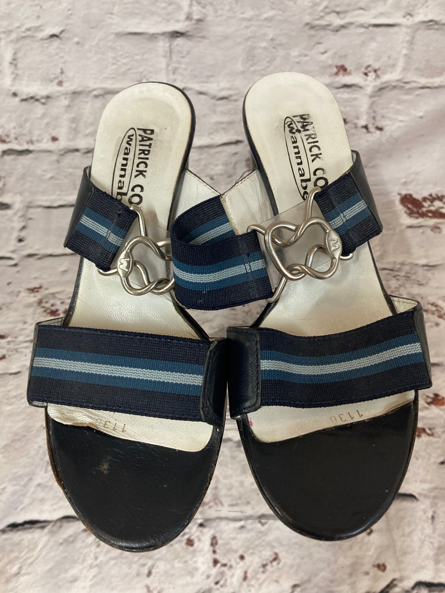 1990s Patrick Cox High Heeled Mules Size 4 ( 36.5)