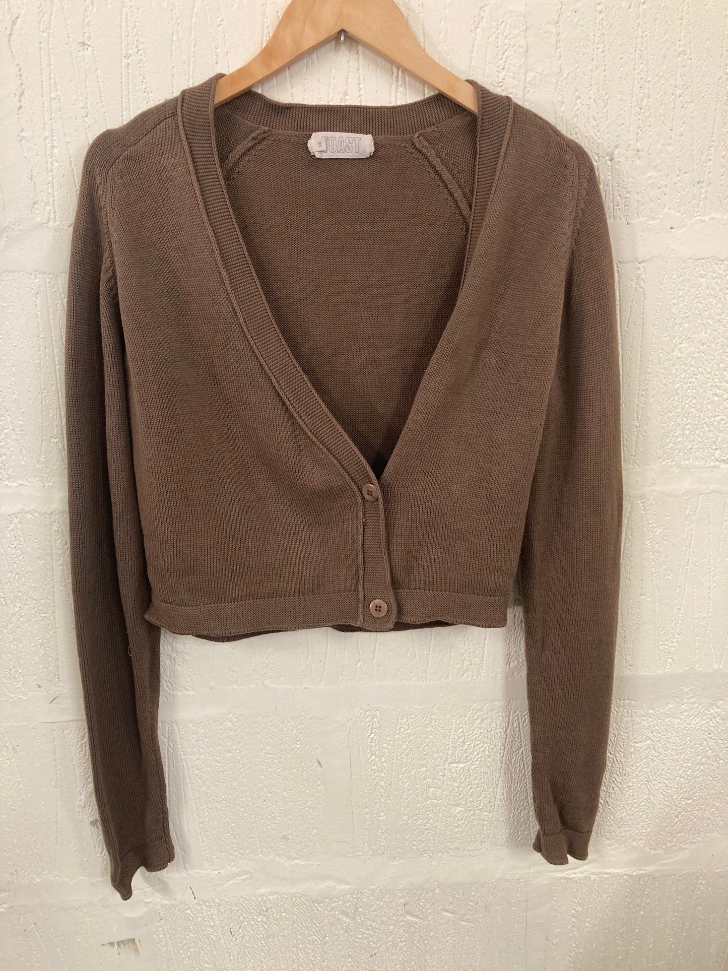 Preloved Toast Cotton Cardigan size 10