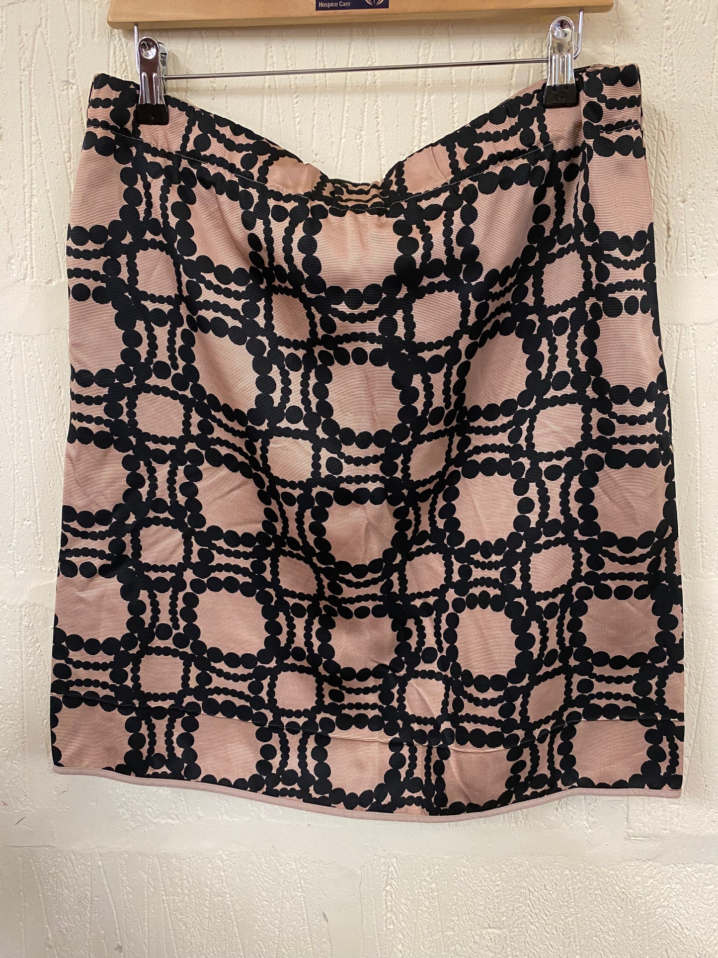 Marni Bronze and Black Patterned Knee Length Skirt Size 102