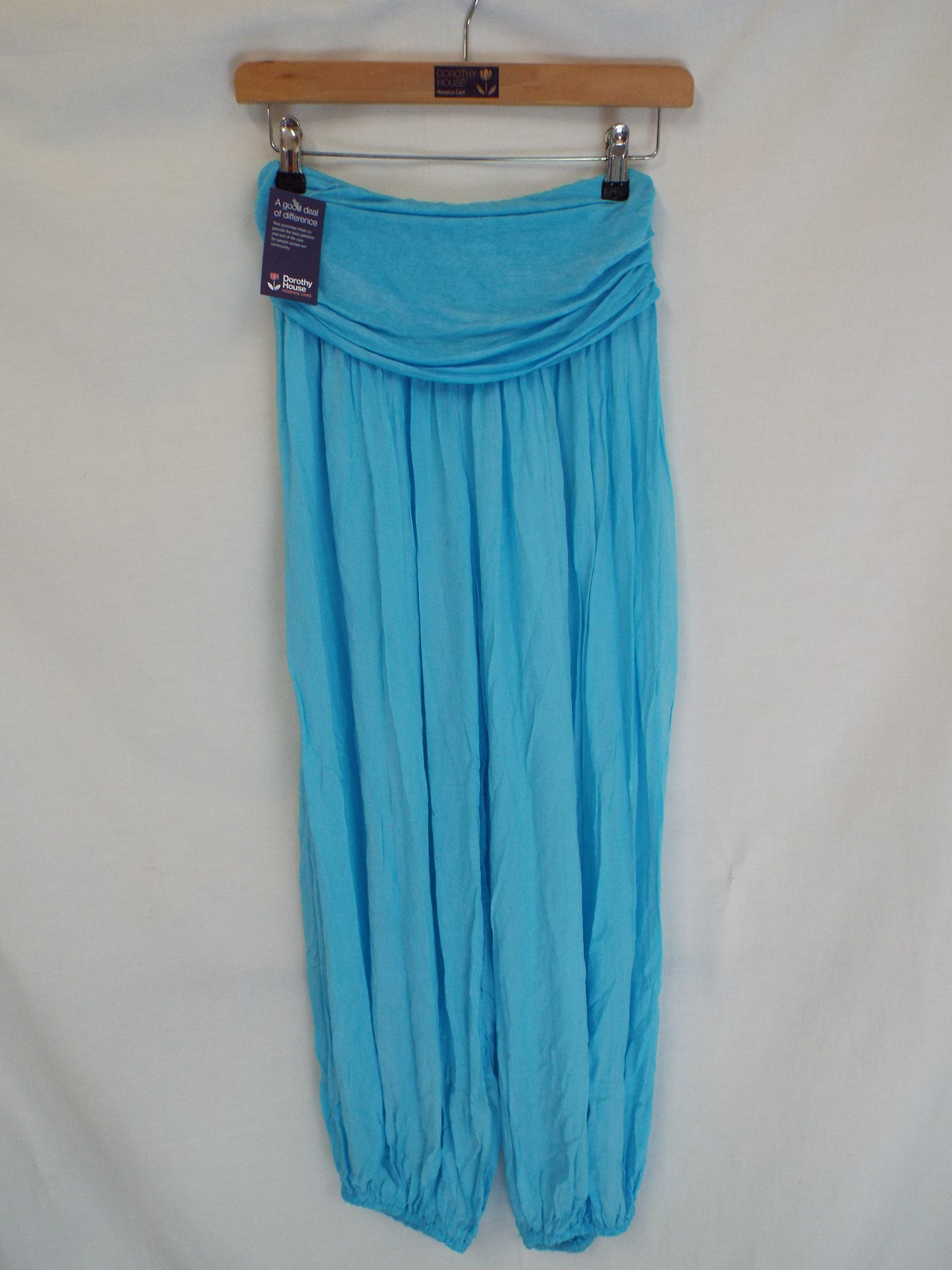 Bright Blue Harem Pants One Size