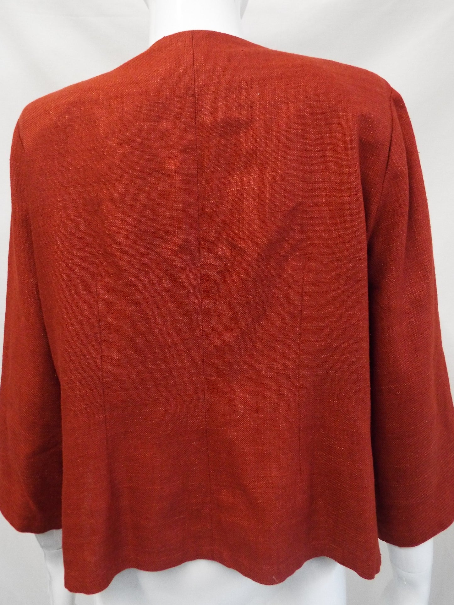 Vintage Burnt Orange Jacket Size 14-16