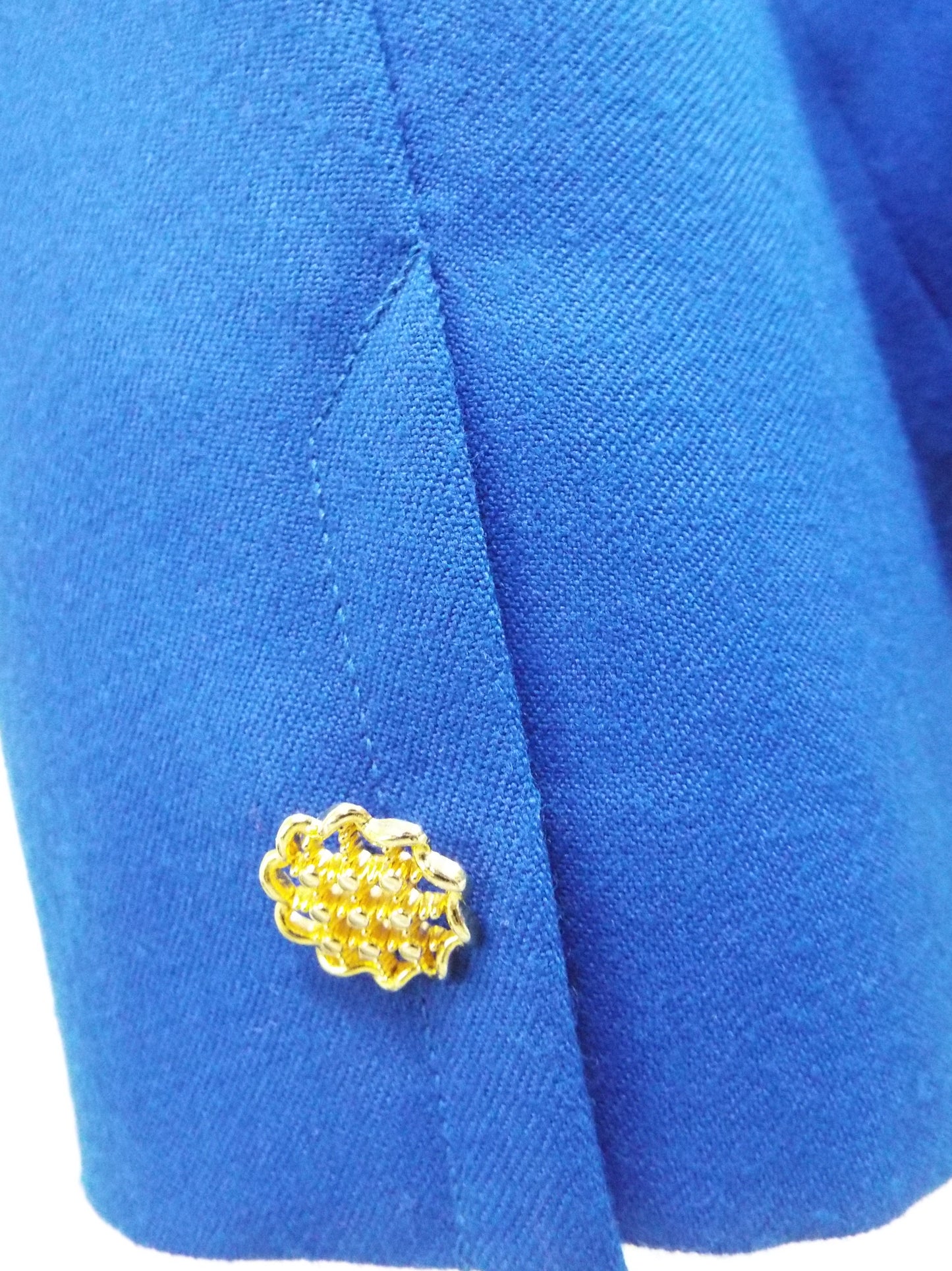 Vintage Royal Blue Smart Jacket Size 16