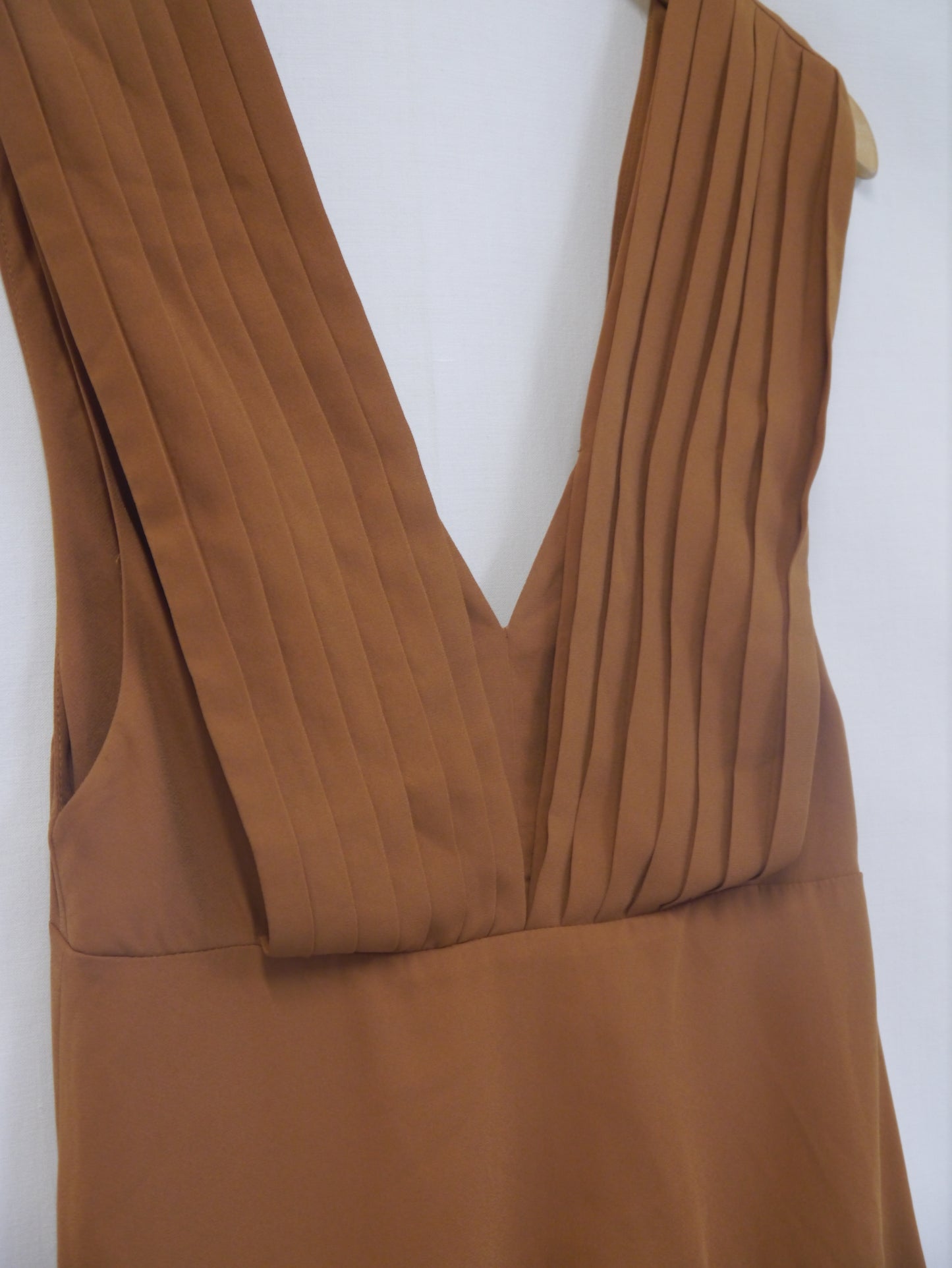BNWT Brown Occasion Midi Dress Size 8