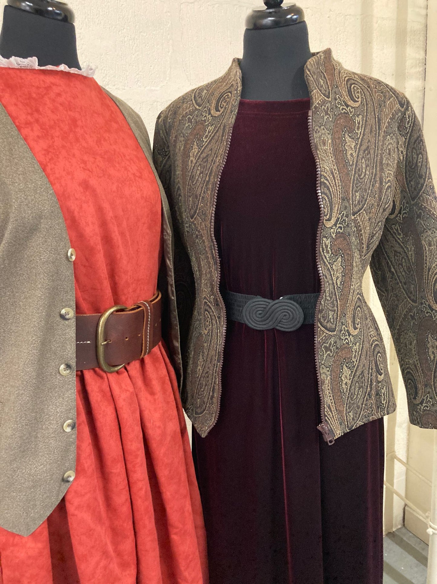 Brown Button Front Waistcoat Size 18-20