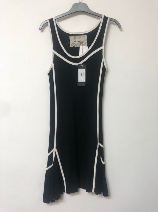 Ichi Black and Cream  Dress Size M BNWT