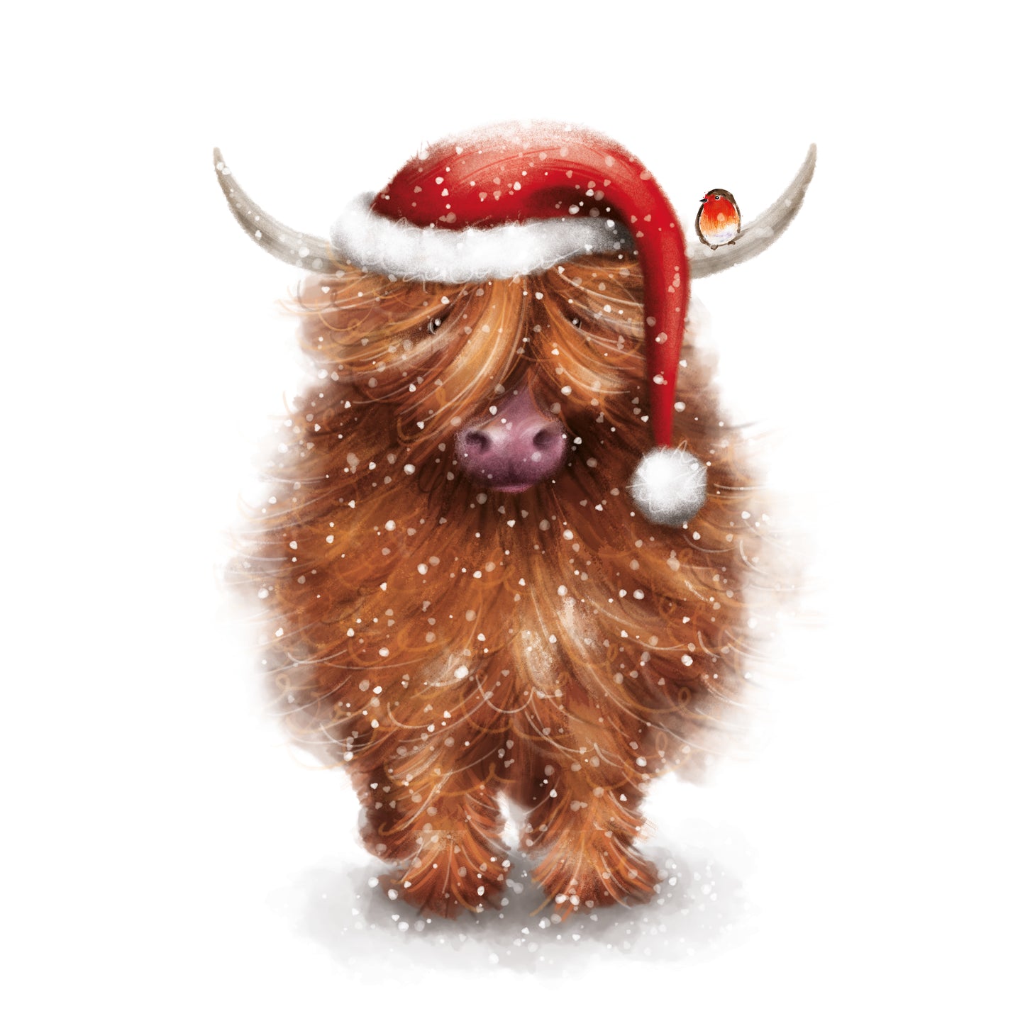 Dorothy House Christmas Card | Fluffy Cow