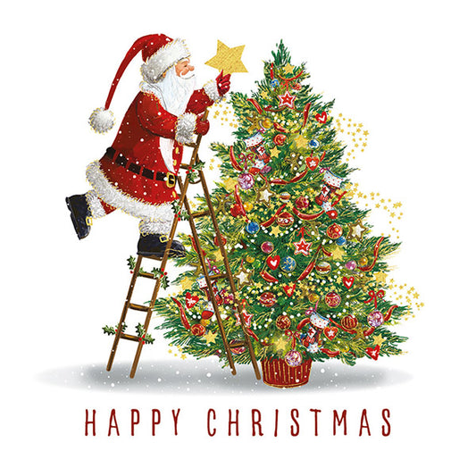 Santa Dressing the Tree
