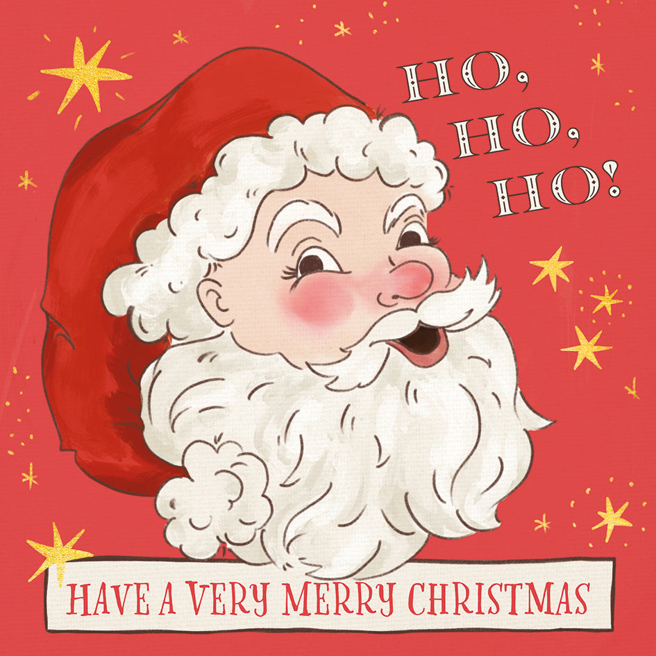 Dorothy House Christmas Card | With a Ho Ho Ho