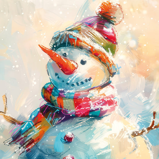 Dorothy House Christmas Card | Nostalgic Snowman