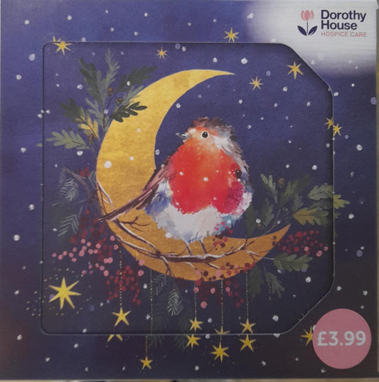 Robin in the Crescent Moon