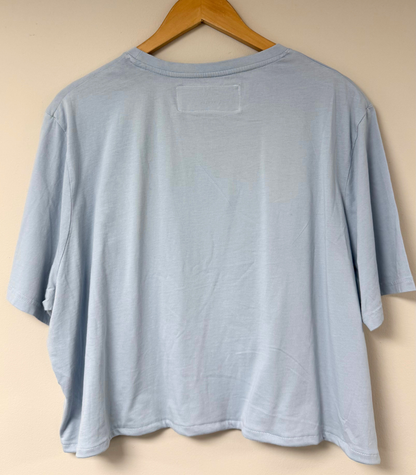 Threads for Care - Reworked T-Shirt in Baby Blue