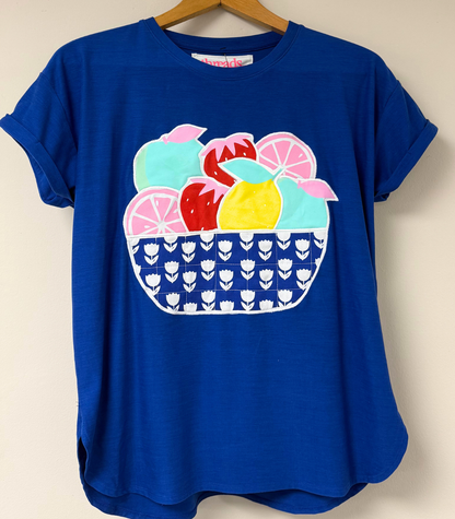 Threads for Care - Reworked T-Shirt in Dark Blue