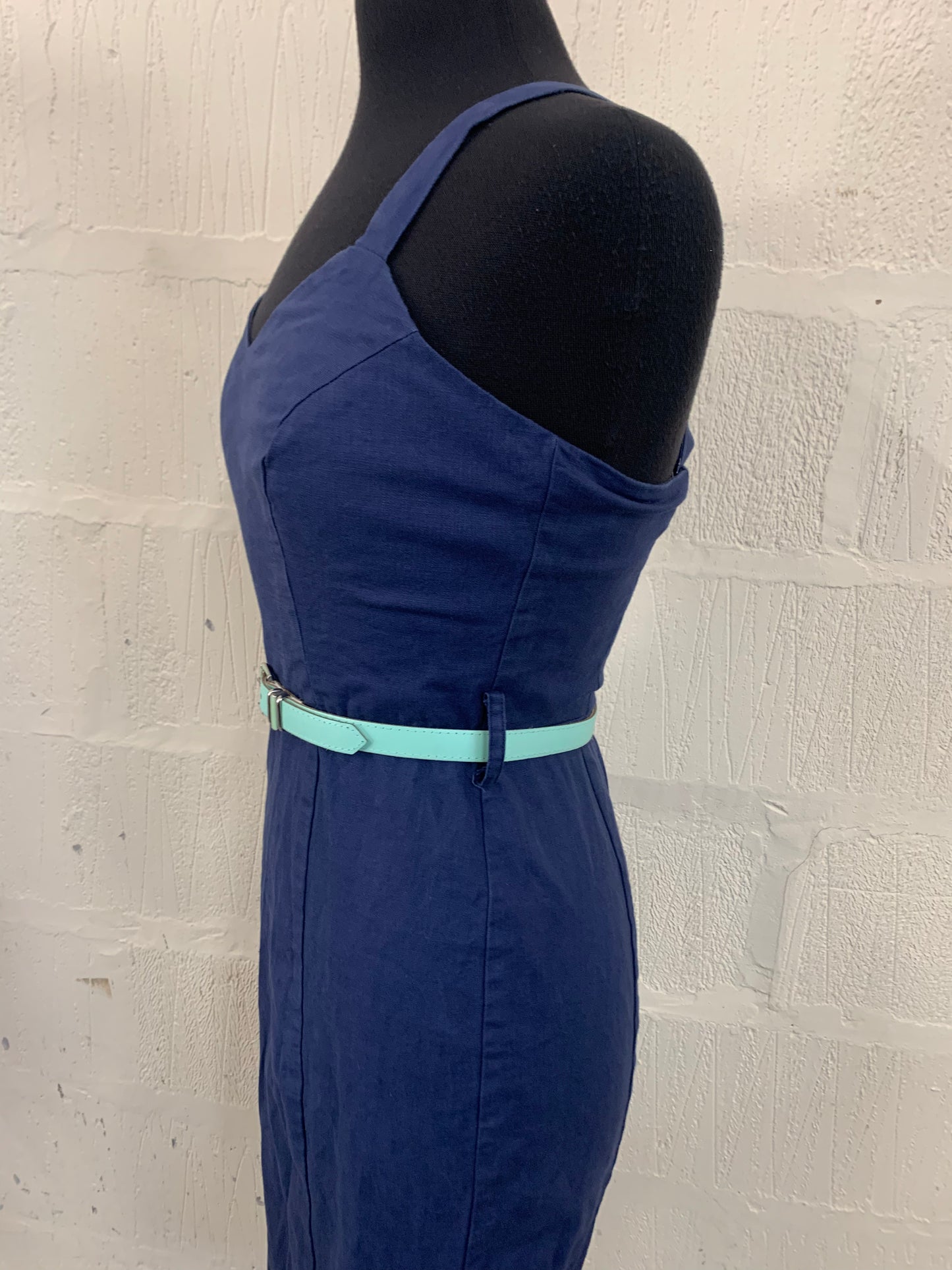 1950s Style Collectif Navy  Dress Size 10